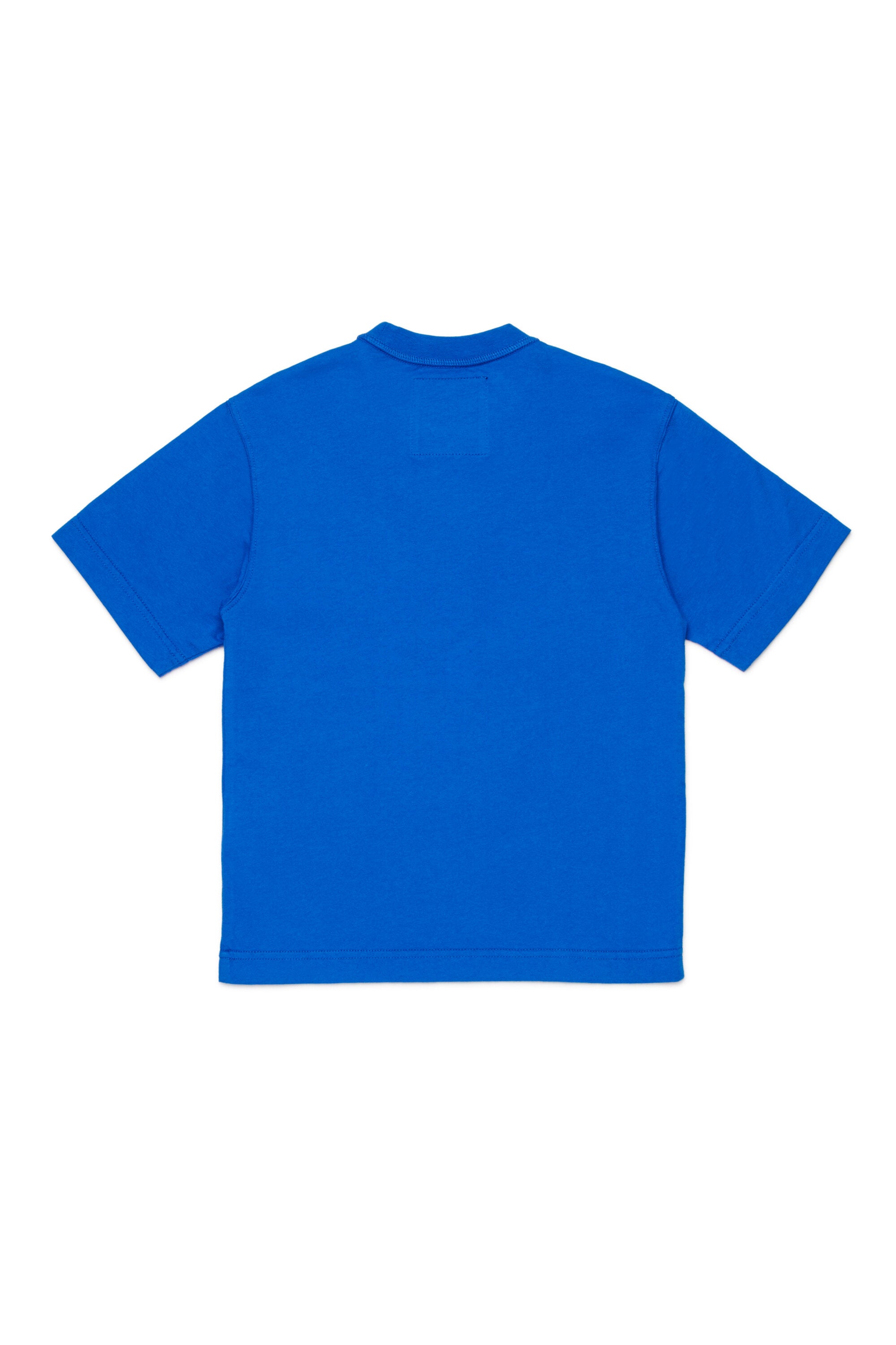 Camiseta de manga corta con sticker gráfico de animales en peligro