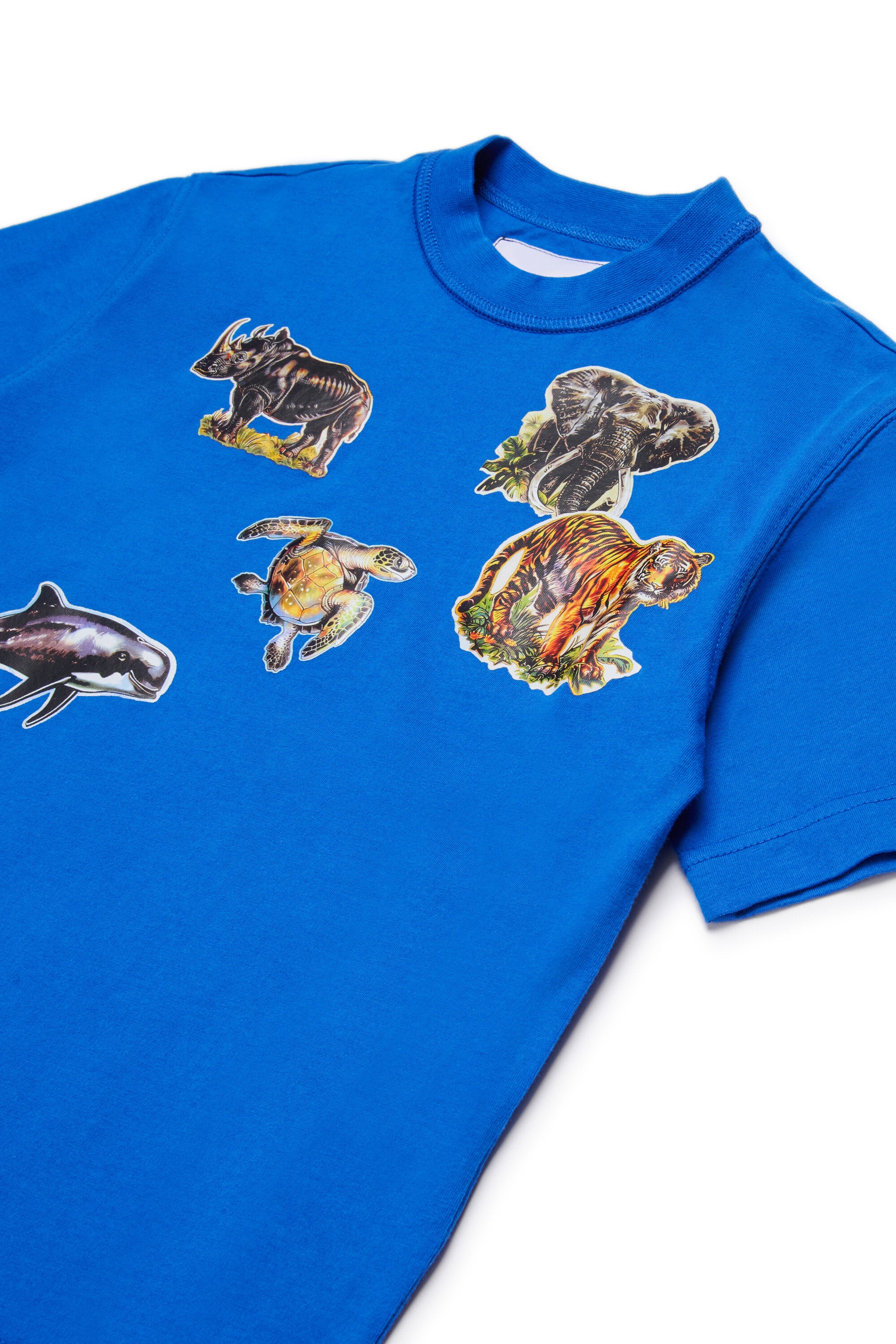 T-shirt manica corta con sticker Endangered Animal Graphic