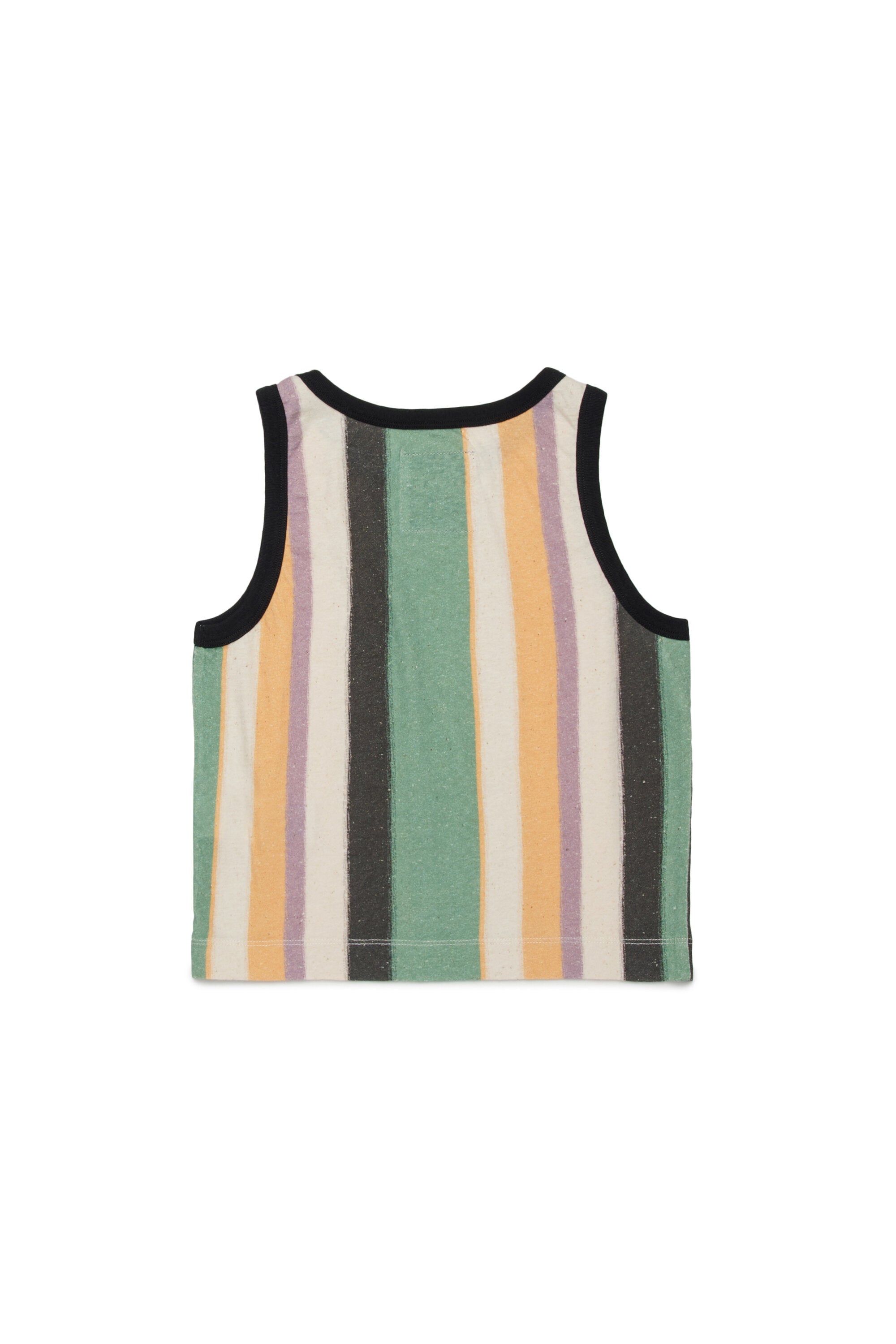 Gestreiftes Tanktop mit Logo