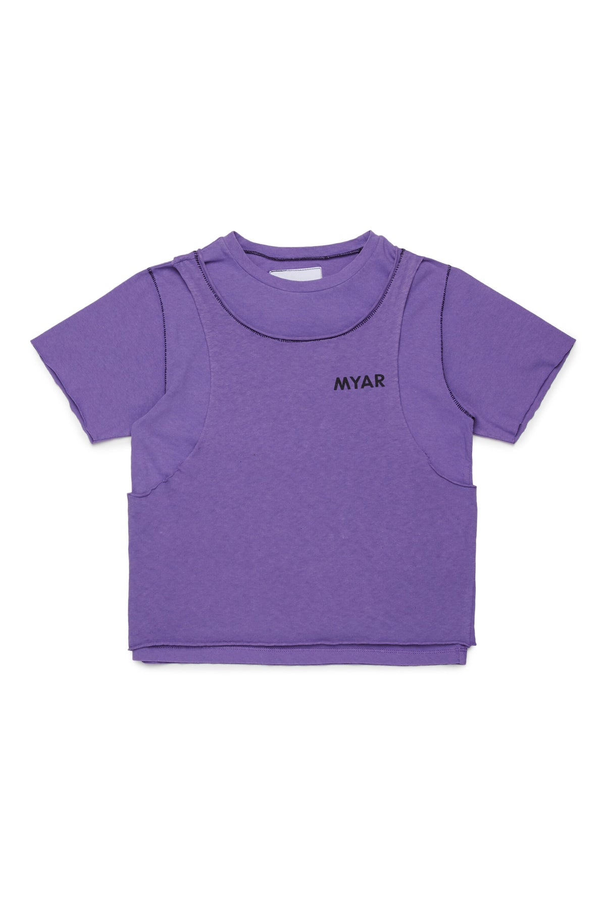 Rundhals-T-Shirt mit Logo