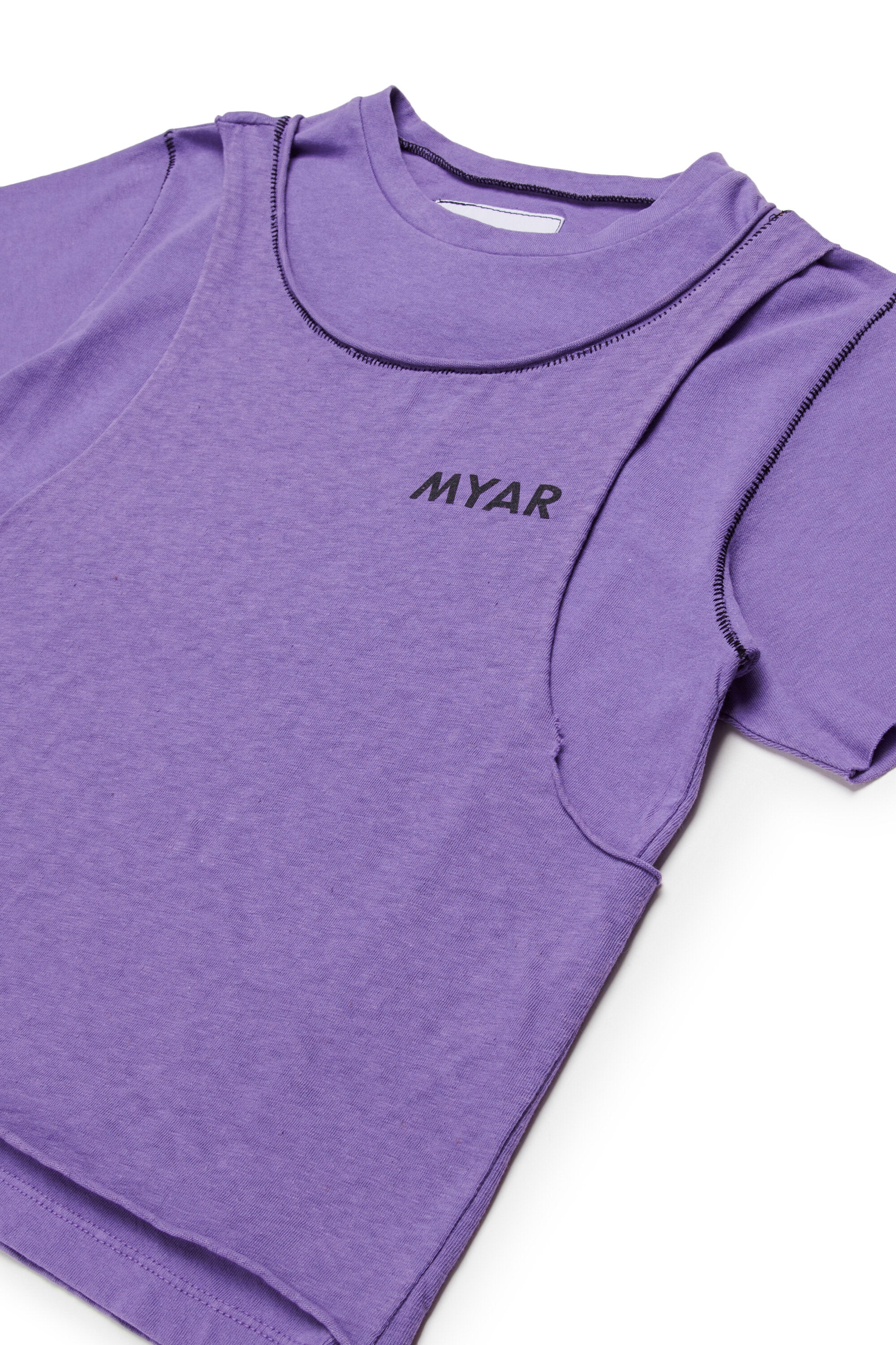 Rundhals-T-Shirt mit Logo