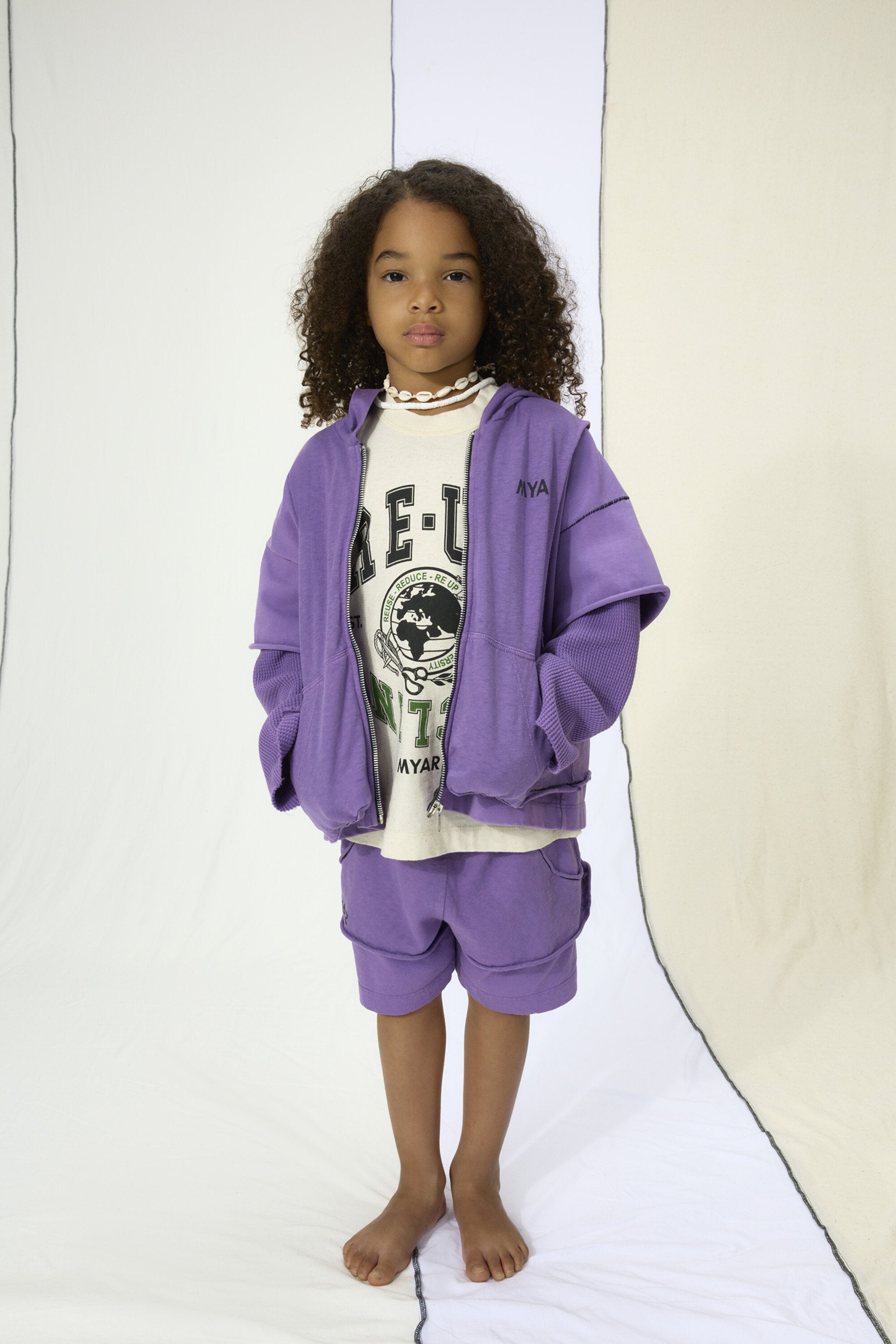 Shorts en molleton avec logo