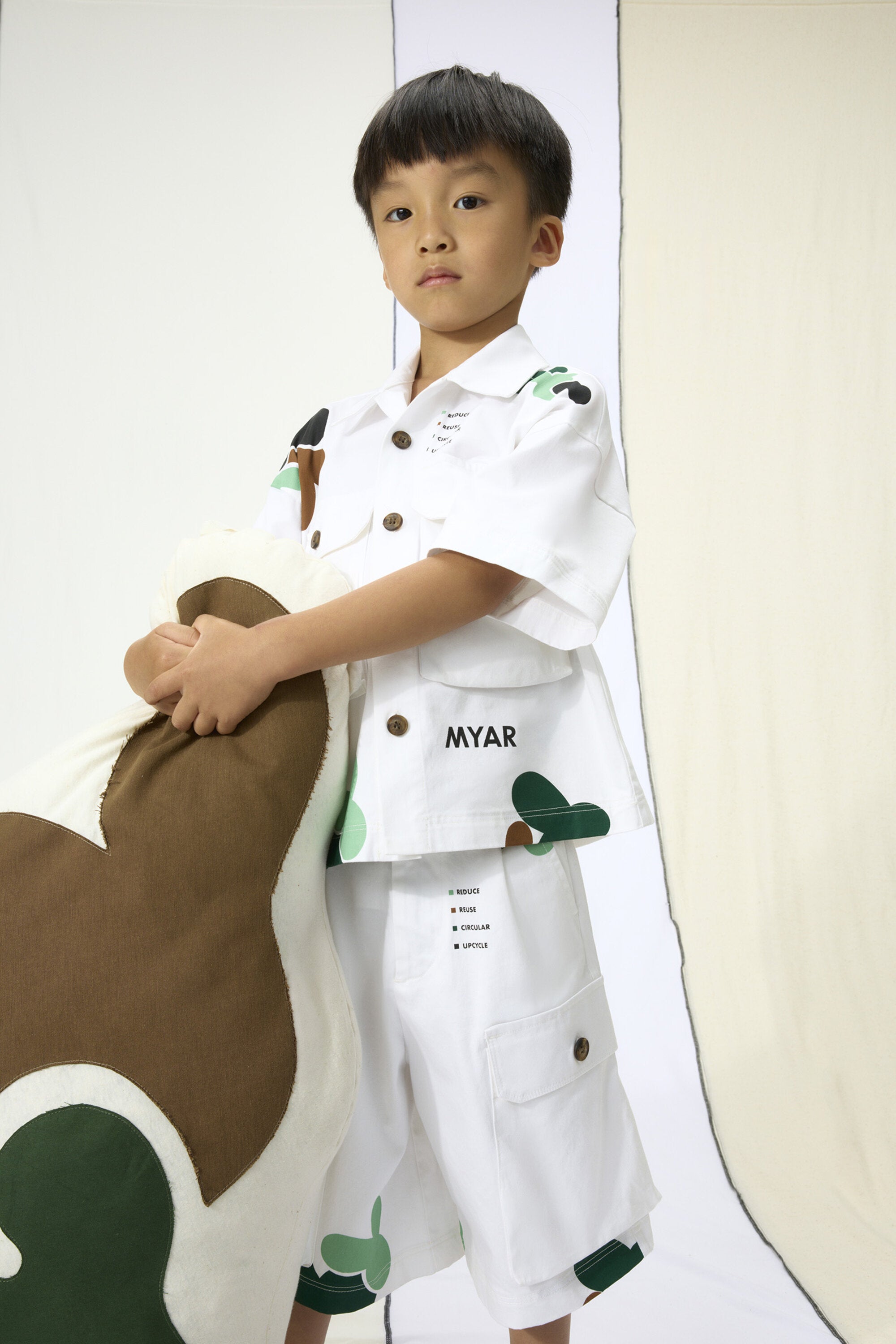 Chemise à manches courtes multi-poches