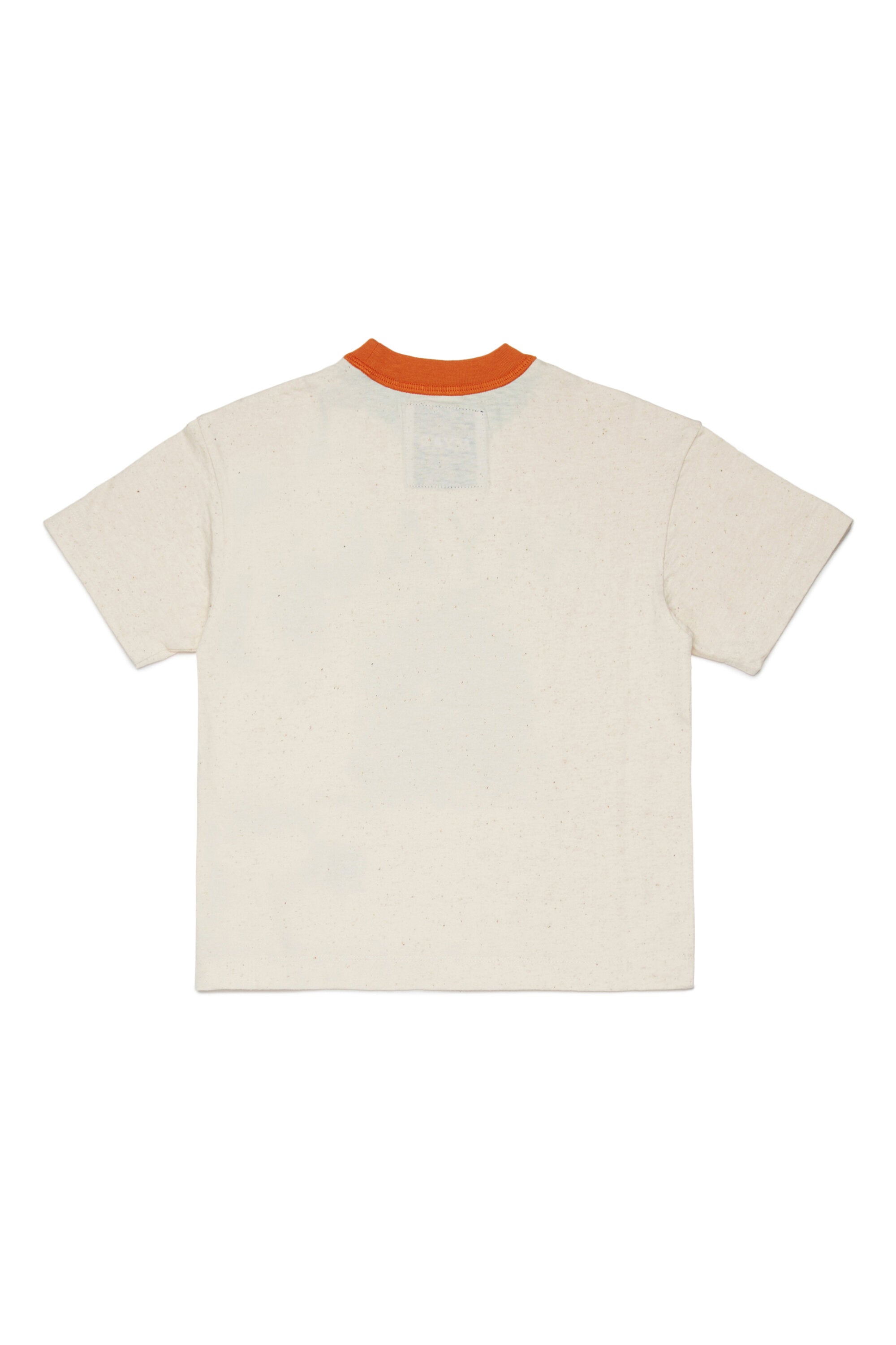 T-shirt stampa robot girocollo