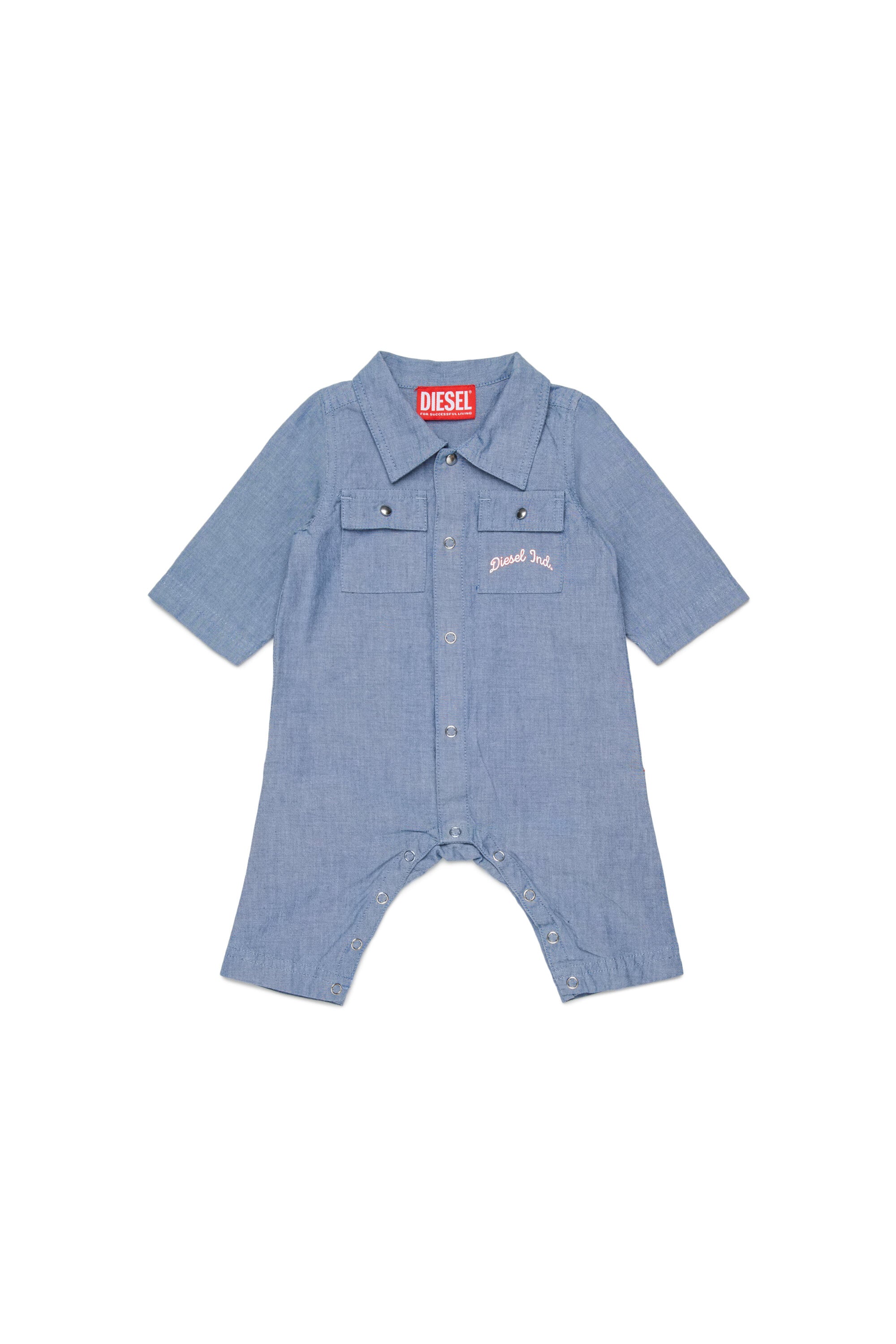 Tuta camicia con logo