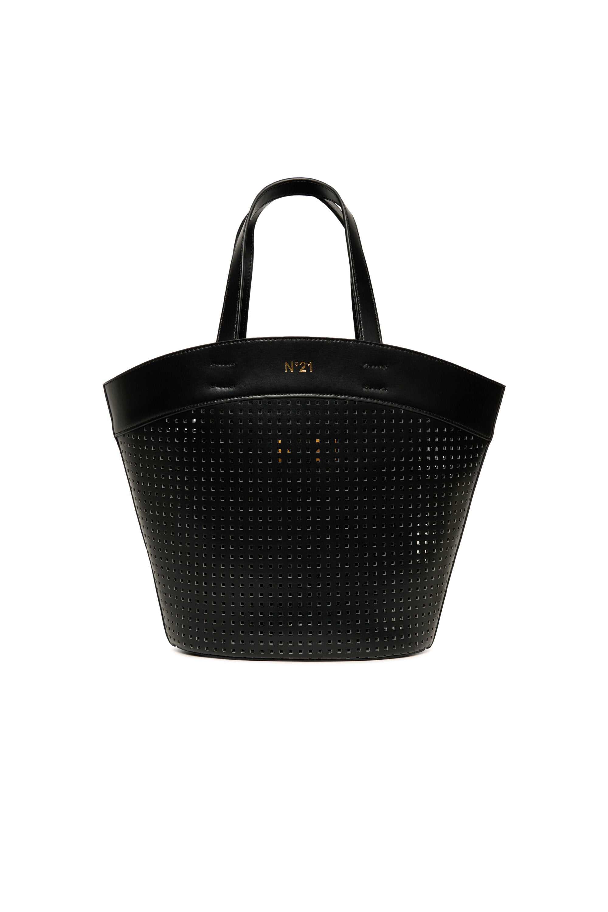 Bolso shopper perforado
