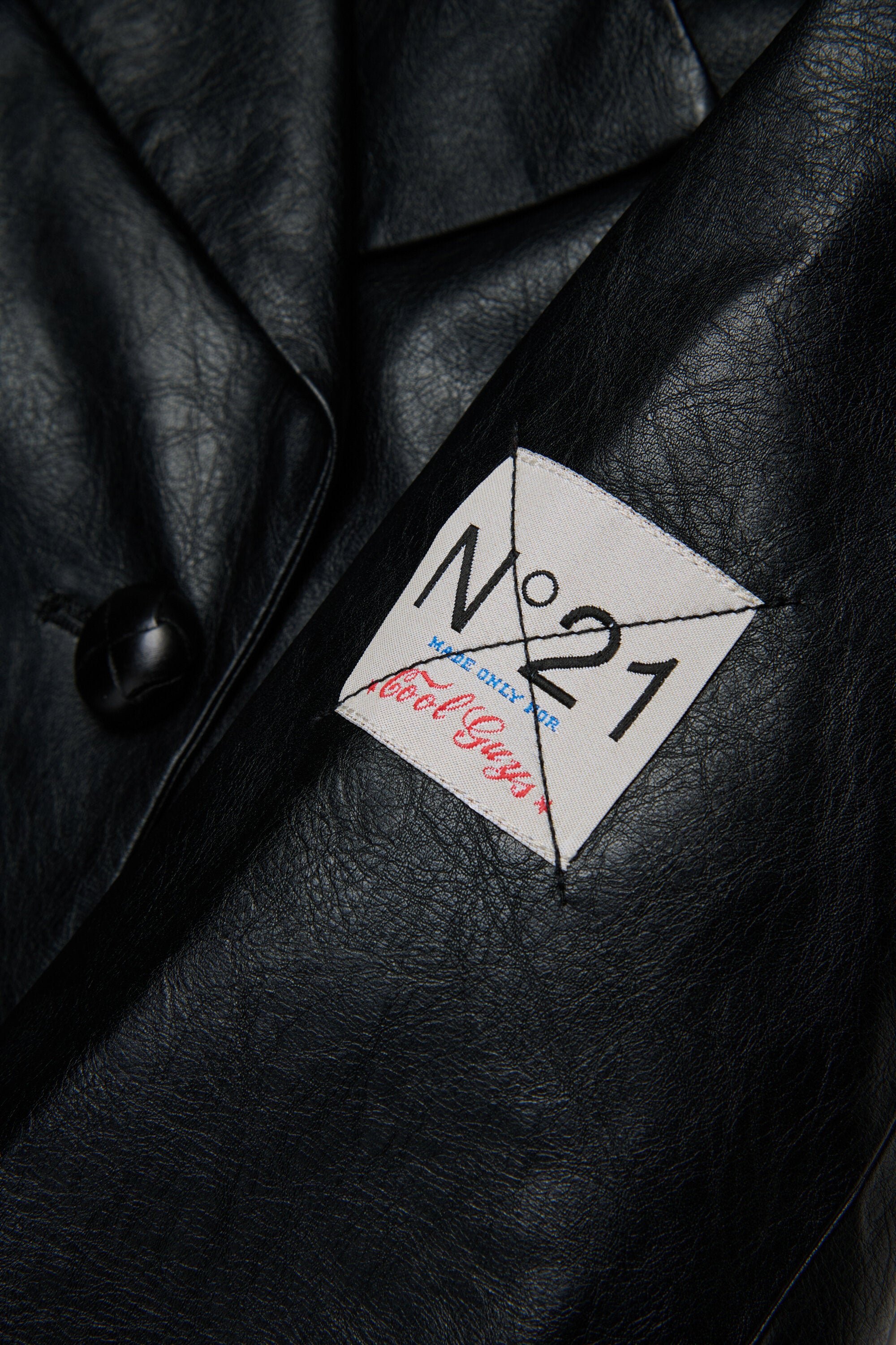 Veste en tissu enduit à double boutonnage