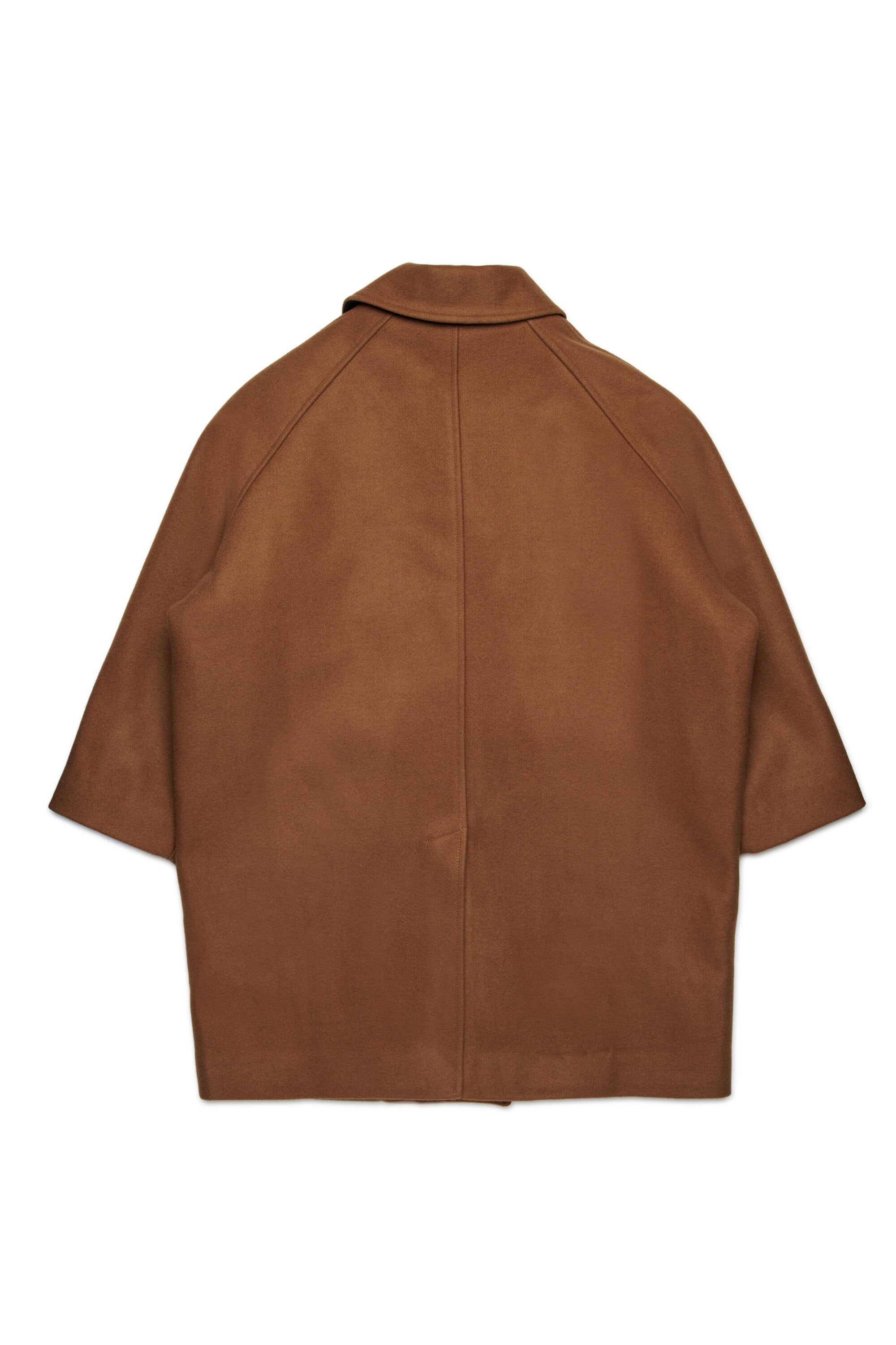 Manteau en tissu ovoïde à double boutonnage