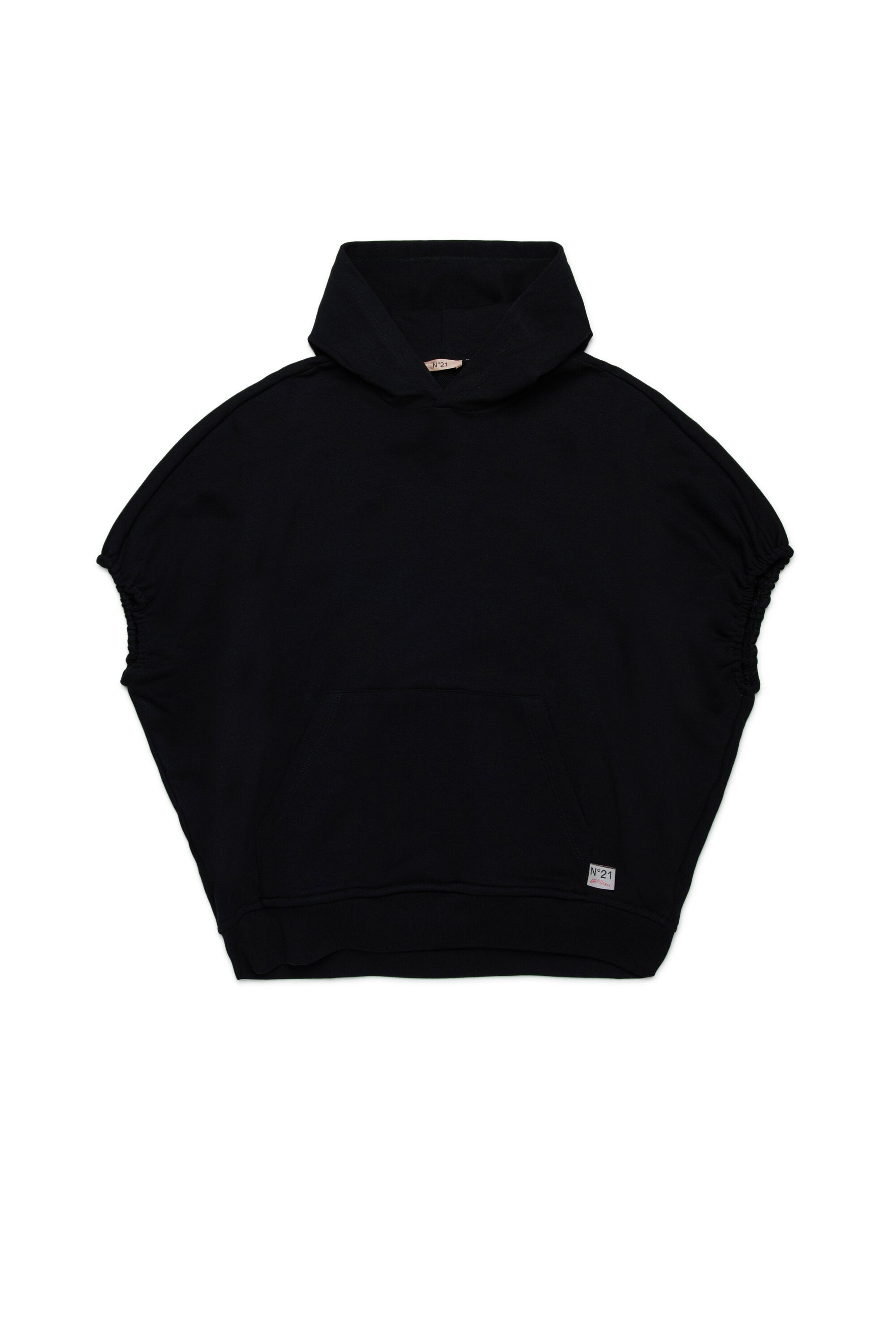 Abito a cappa oversize in felpa