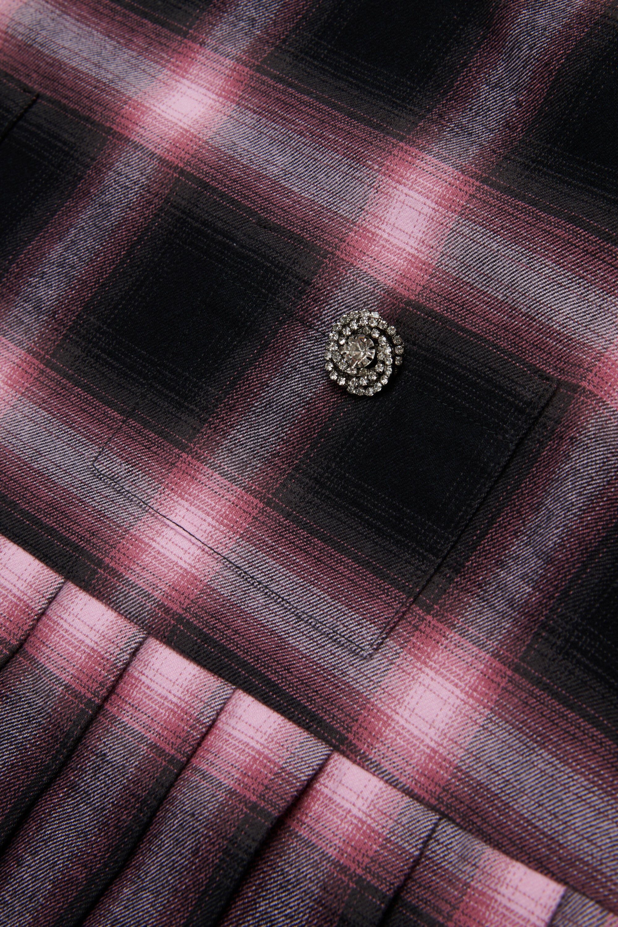 Midikleid aus kariertem Flanell