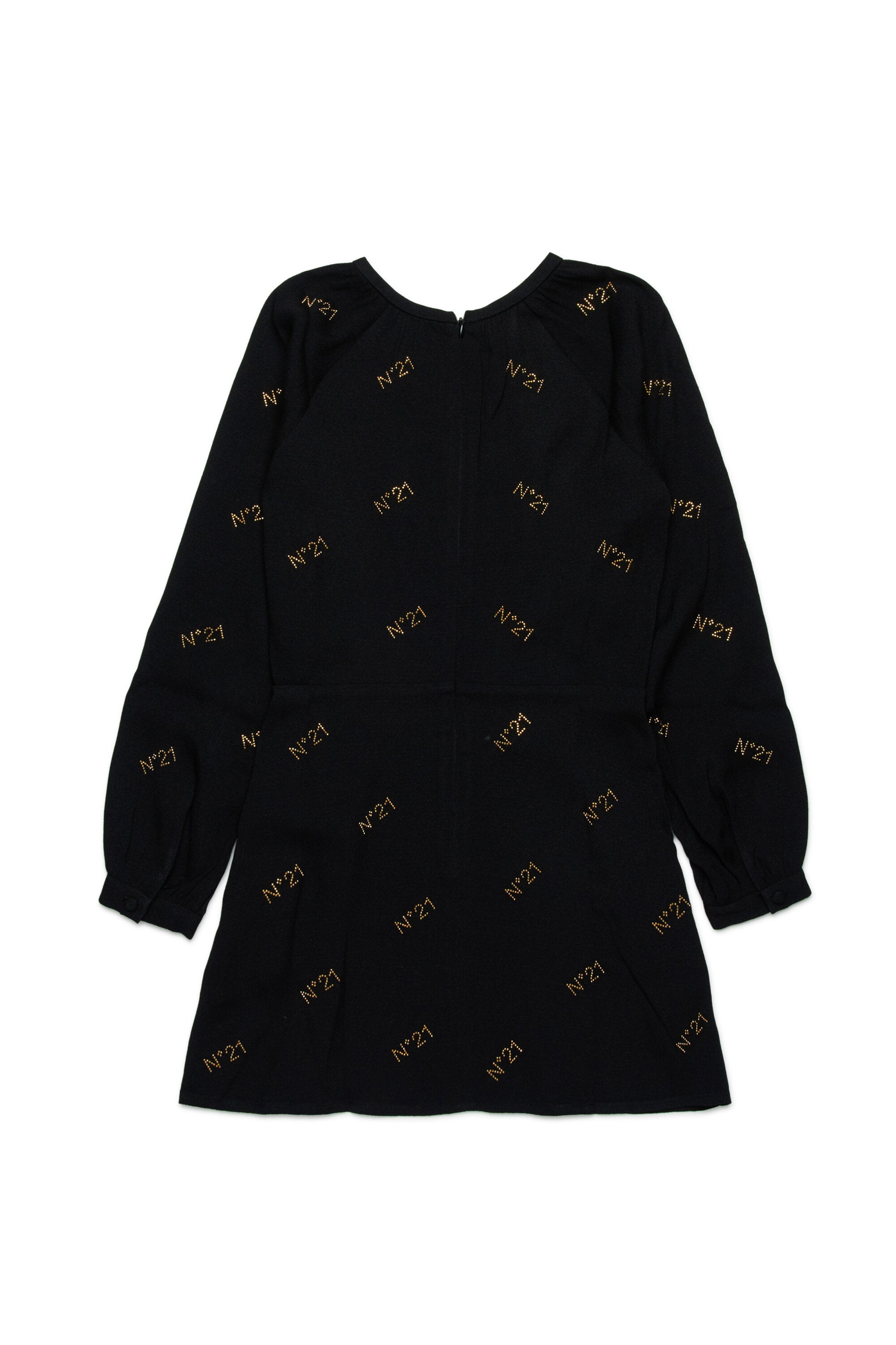 Abito corto in crêpe allover N°21 hotfix