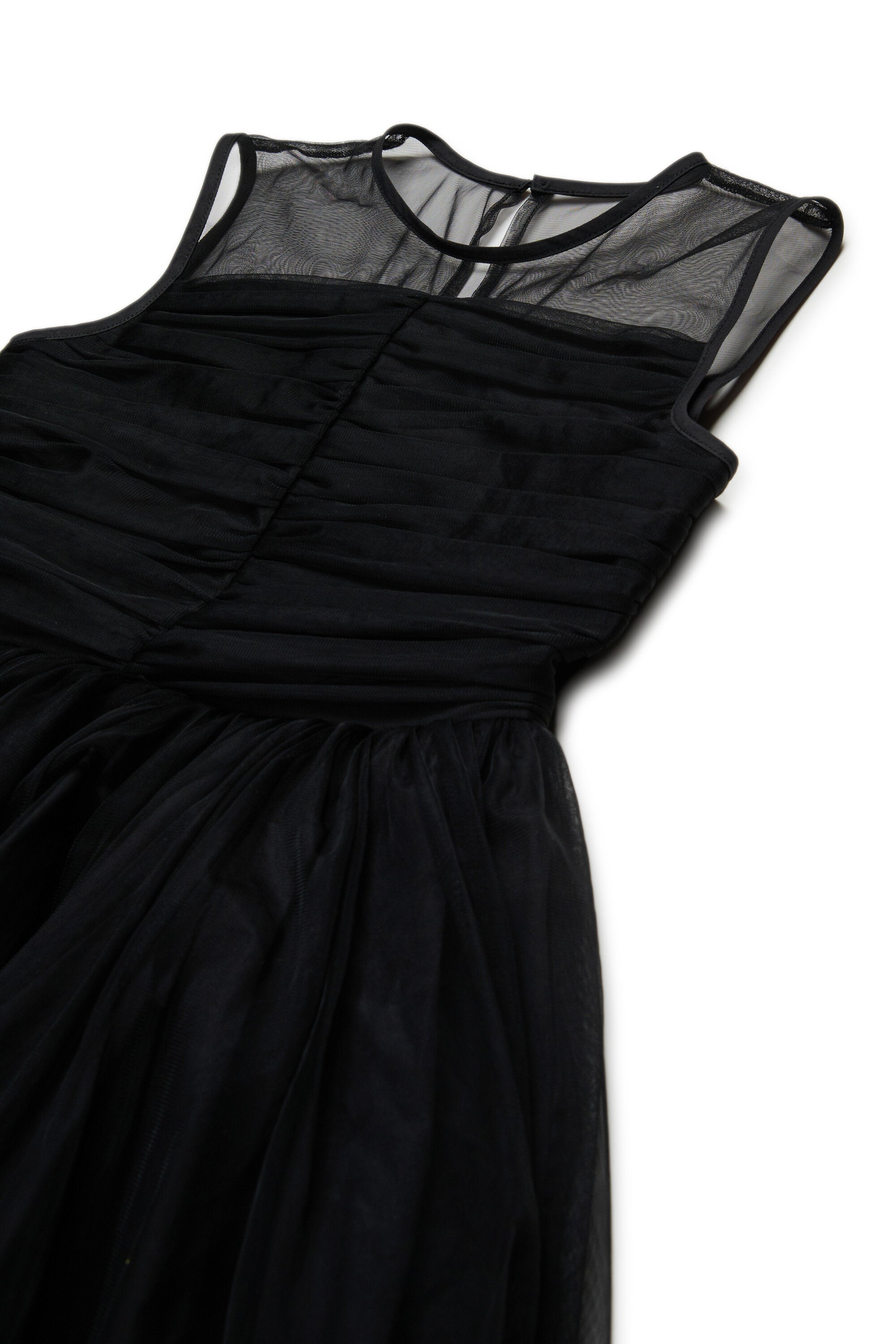 Vestido Duchesse midi de tul