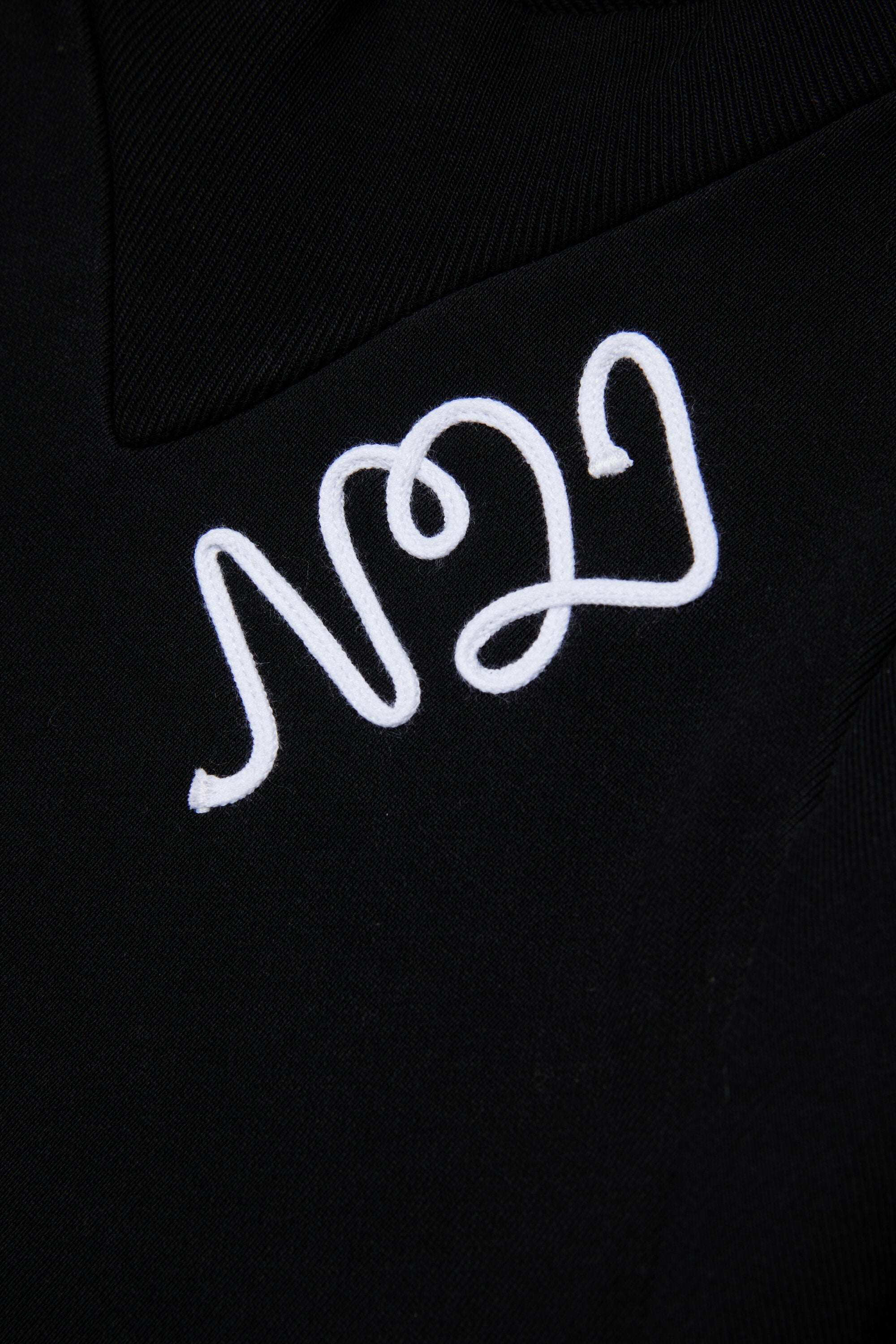 Robe longue en sweat-shirt à logo cursif