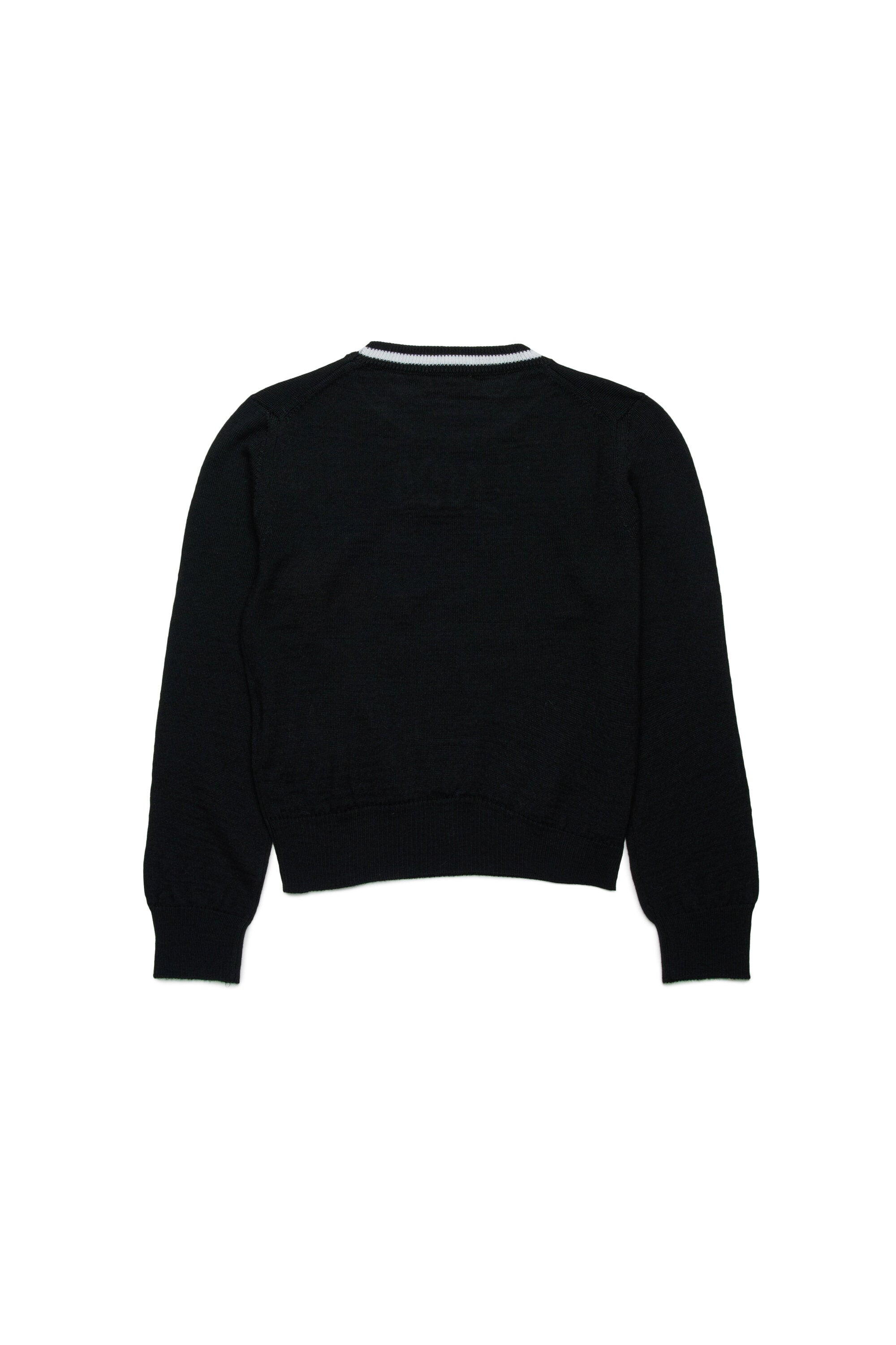 Pull en laine avec logo cursif