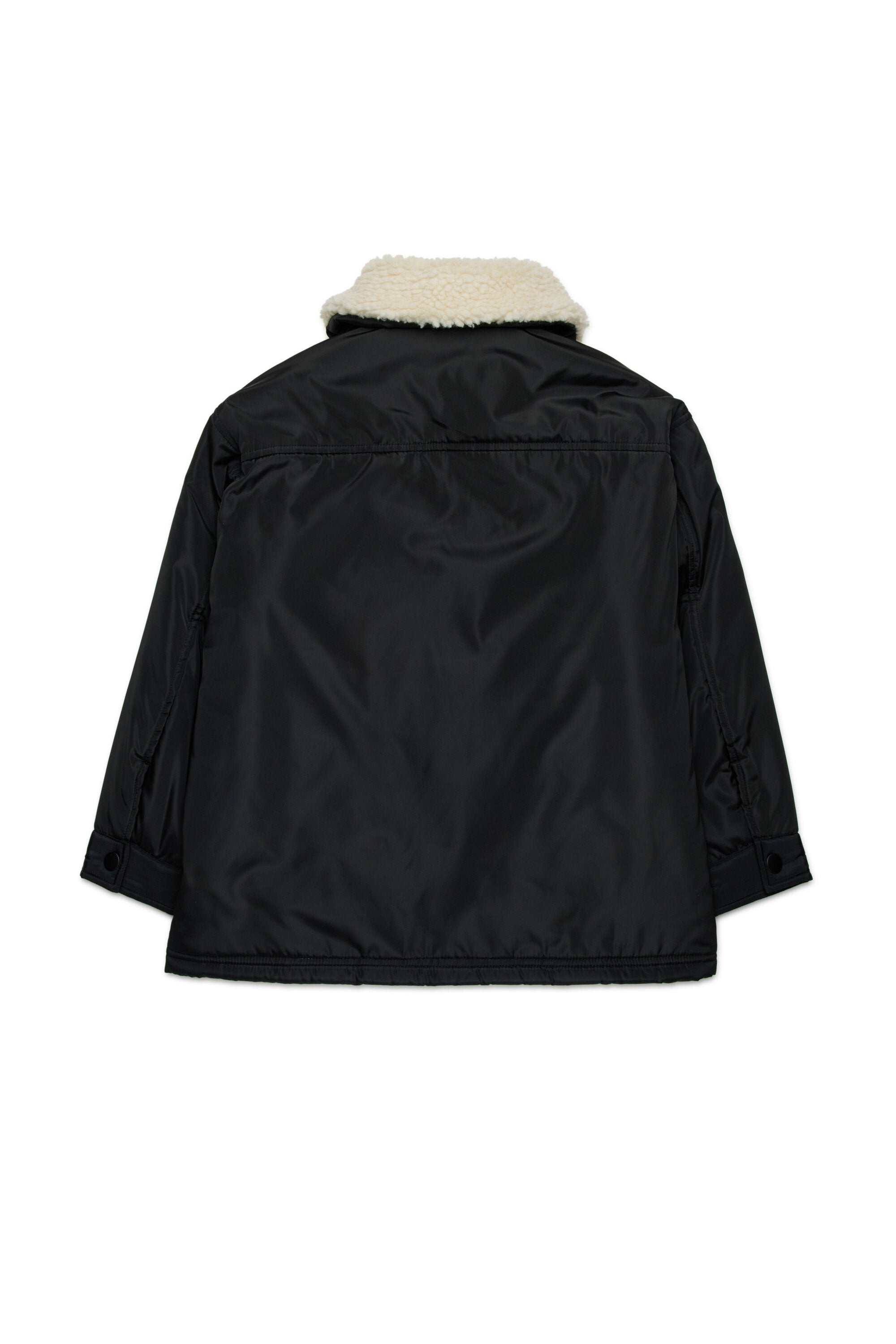 Chaqueta larga con interior de peluche