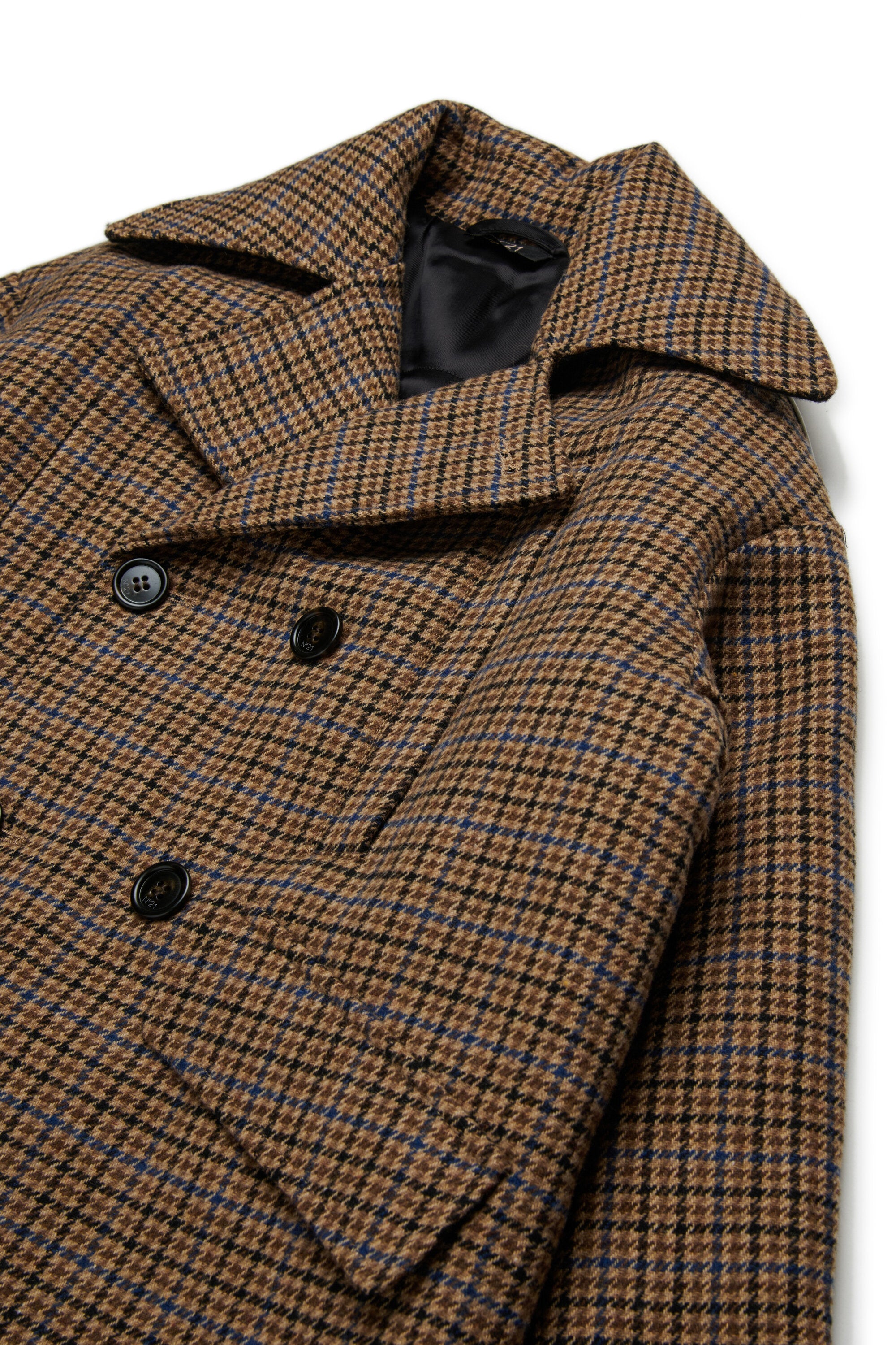 Cappotto caban in Harris Tweed