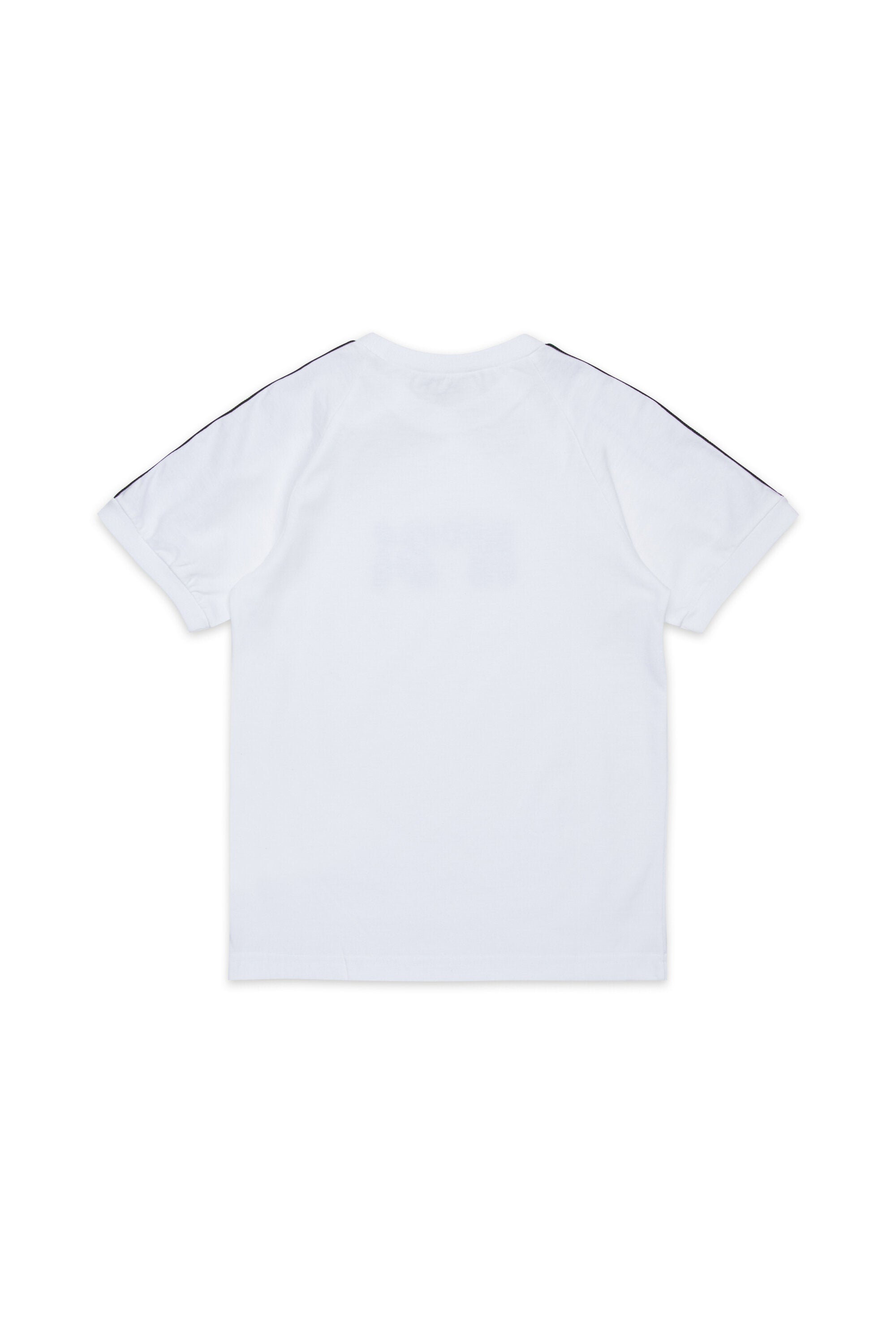 T-shirt en jersey avec bandes multicolores