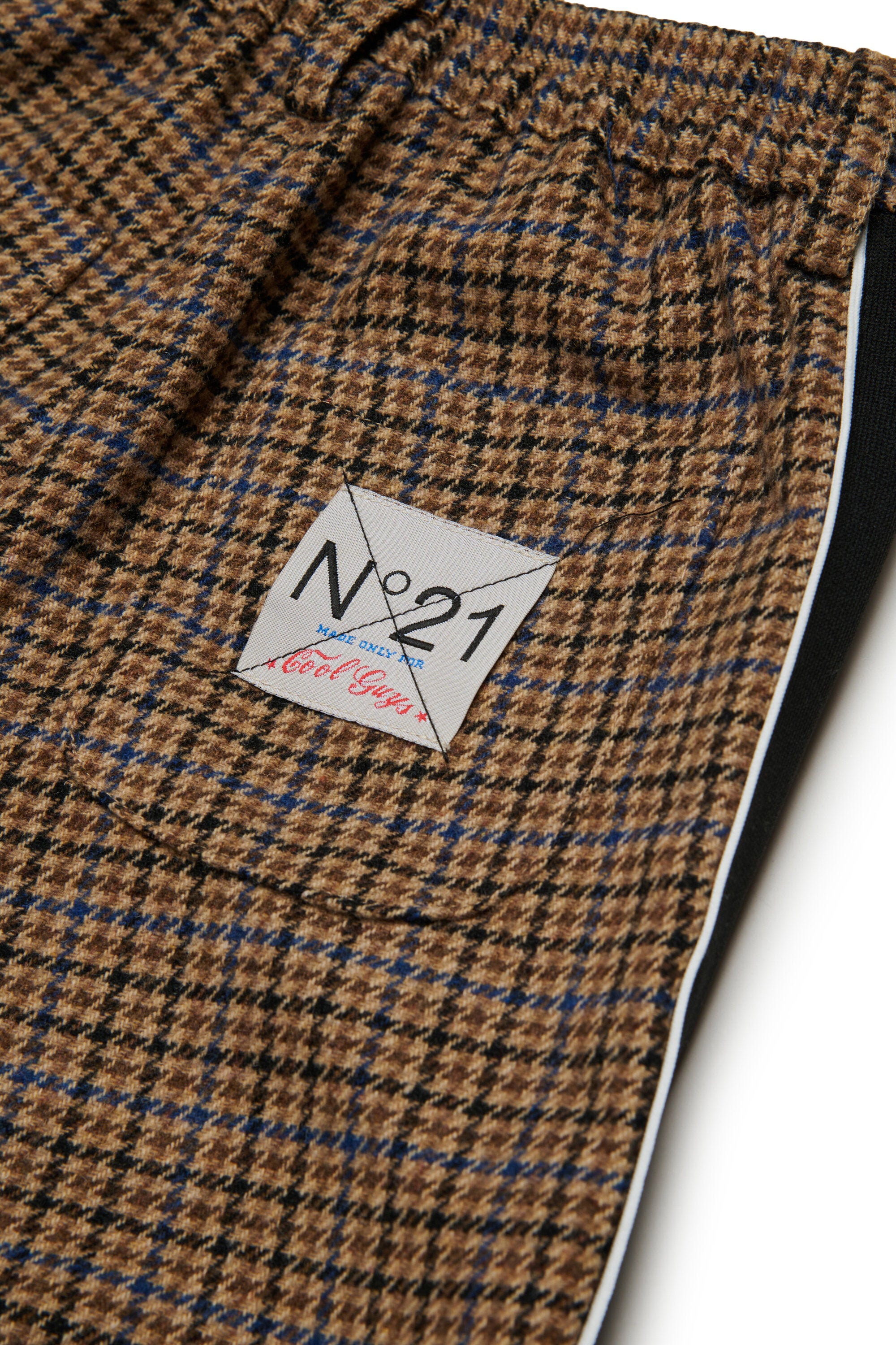 Pantaloni straight in Harris Tweed