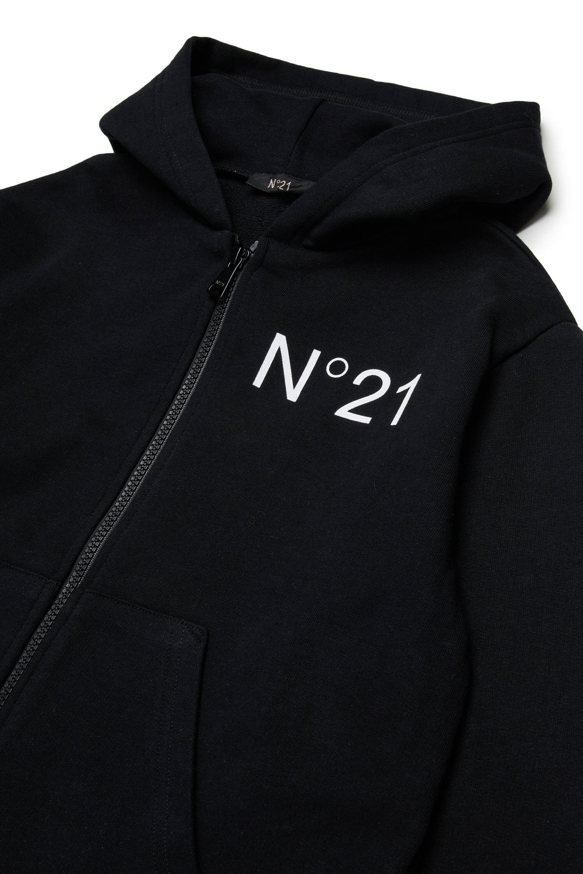Felpa oversize con cappuccio e logo