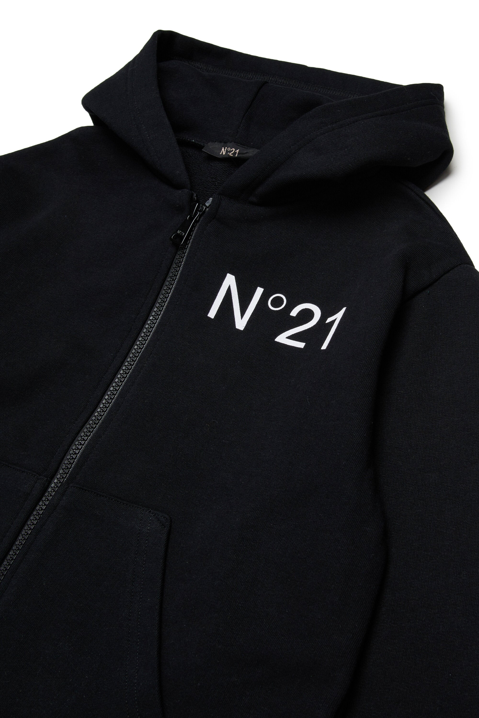 Sweatshirt mit Kapuze und Logo in Übergröße