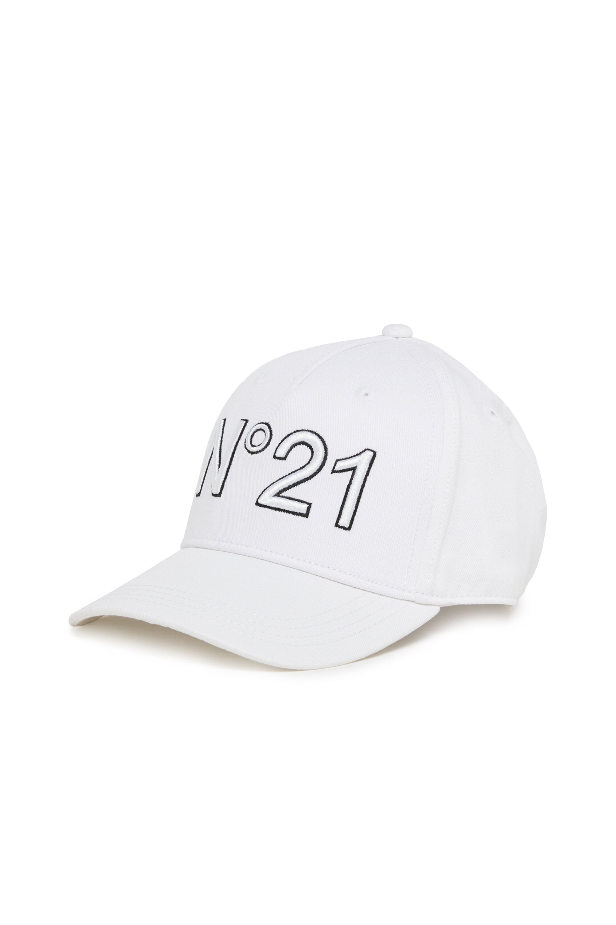 Baseballkappe aus Gabardine mit Markenzeichen