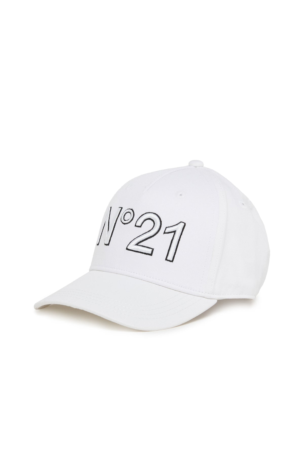 Baseballkappe aus Gabardine mit Markenzeichen