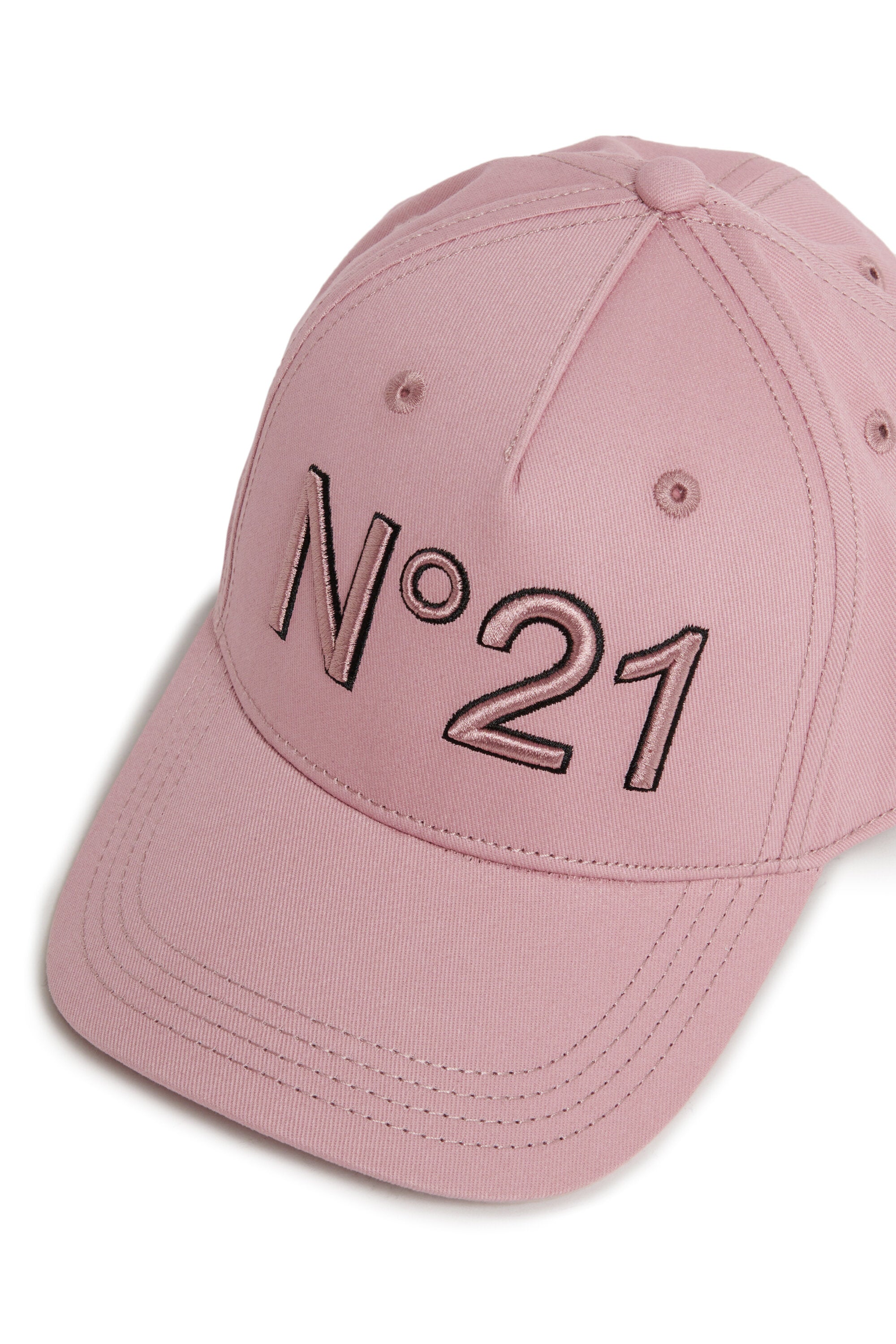 Baseballkappe aus Gabardine mit Markenzeichen