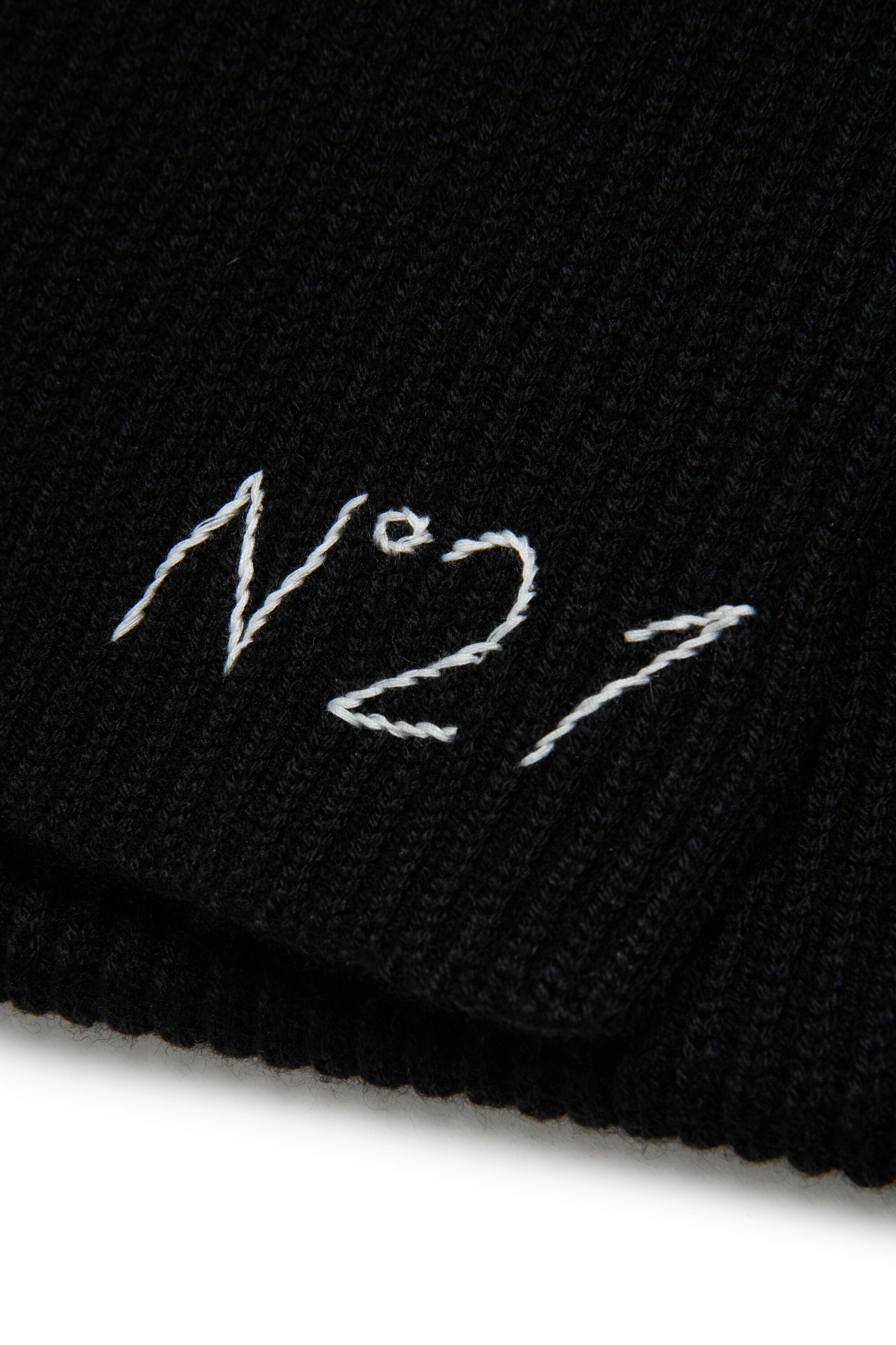 Schal aus einer Wollmischung mit Logo