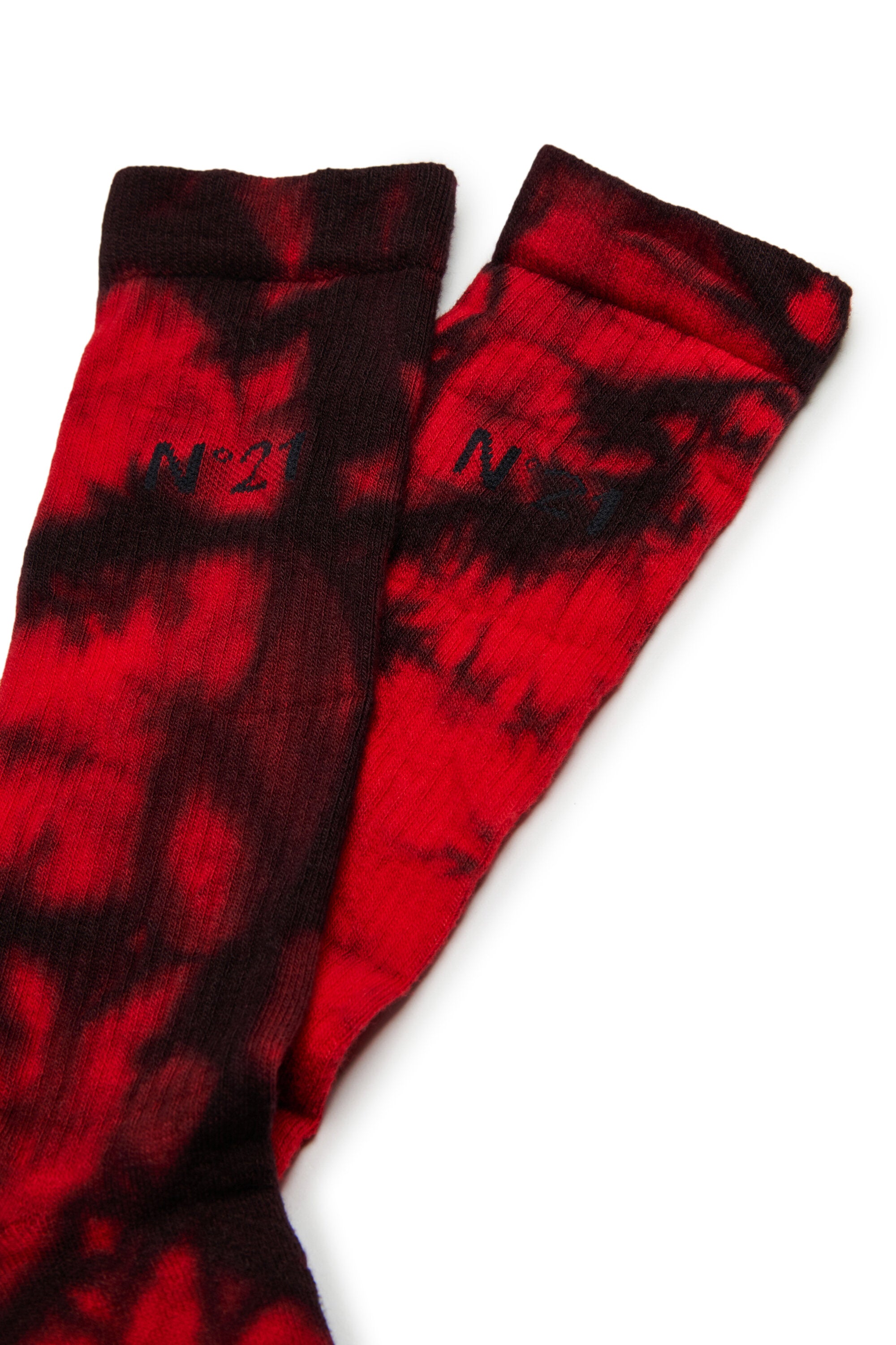 Chaussettes tie-dye en coton mélangé