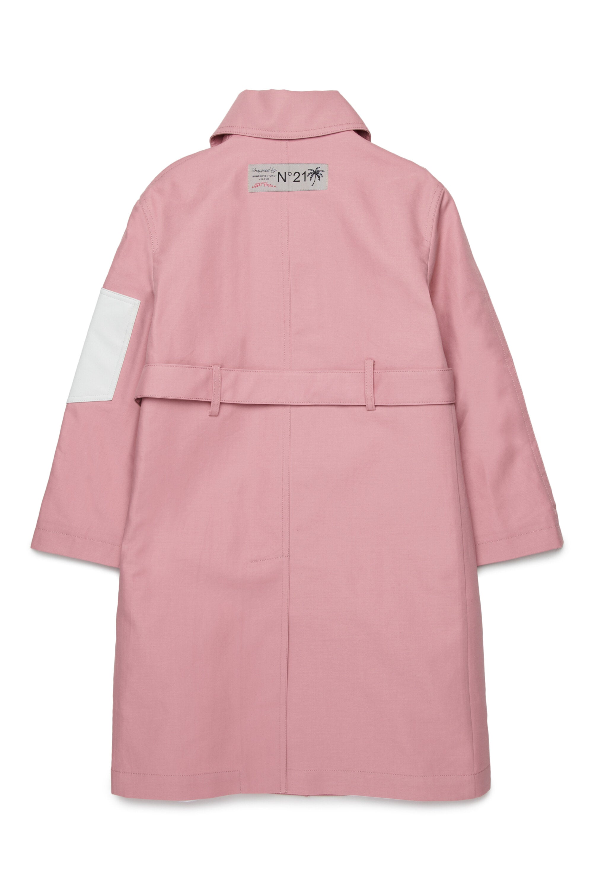 Giacca trench con logo