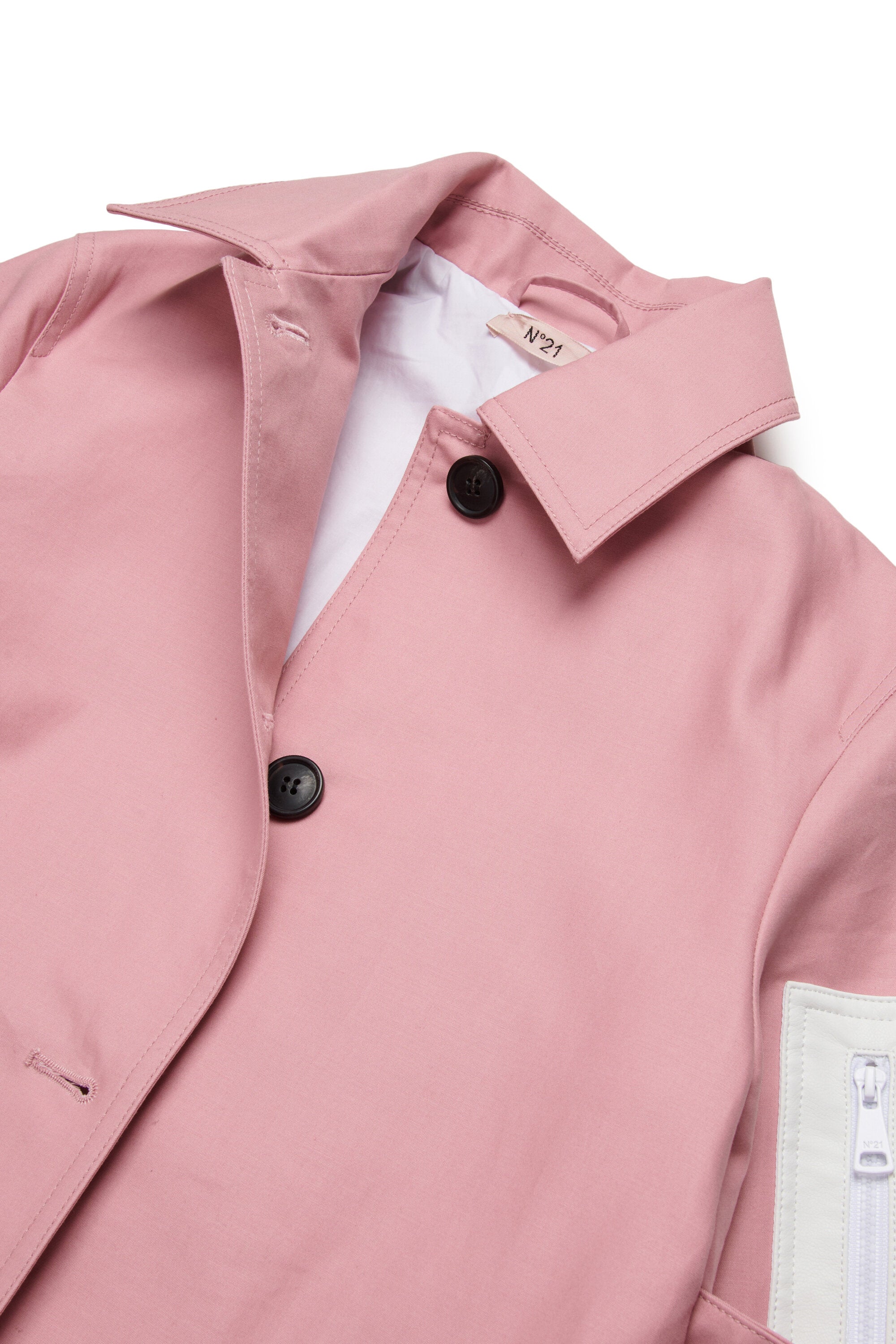 Giacca trench con logo