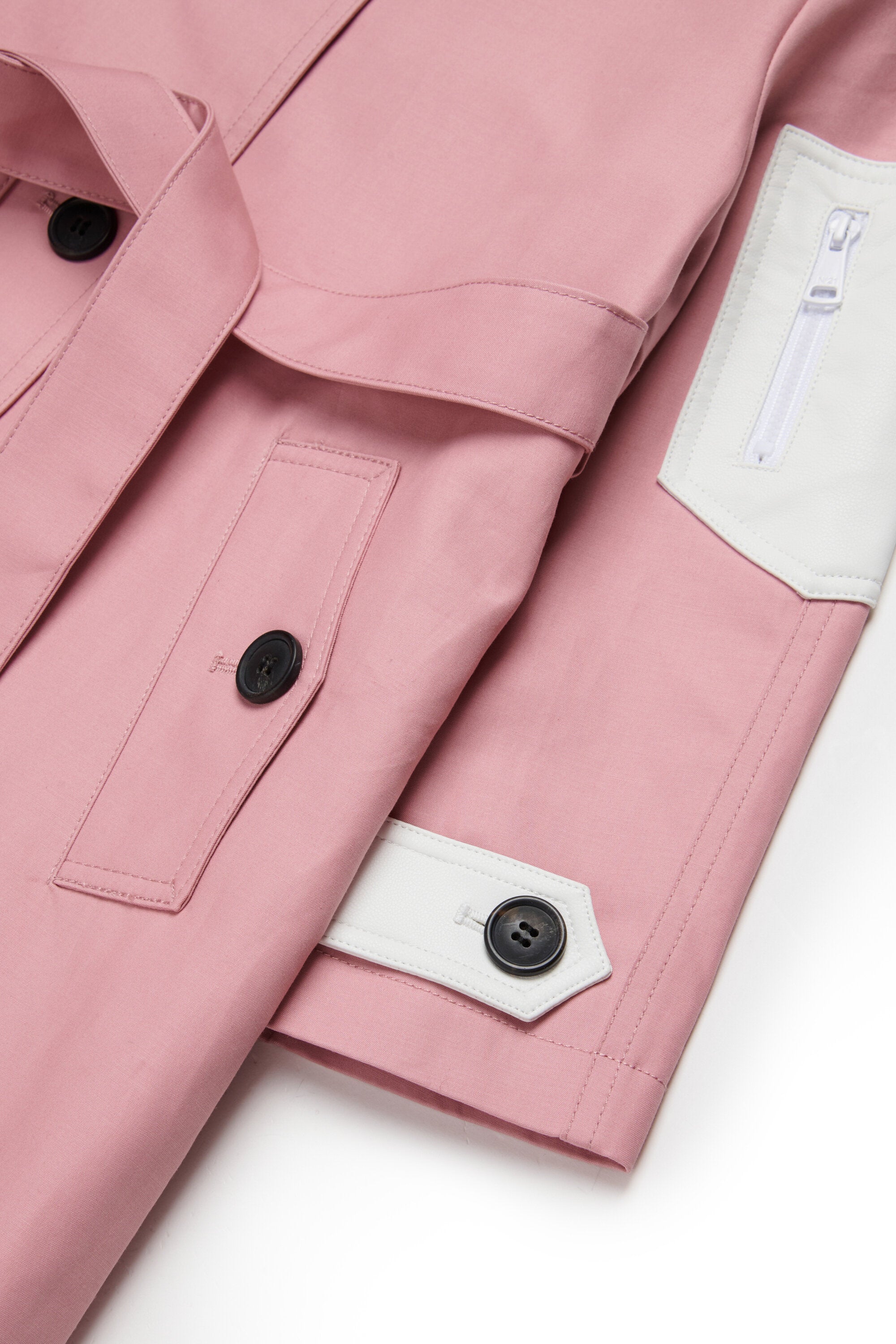 Giacca trench con logo