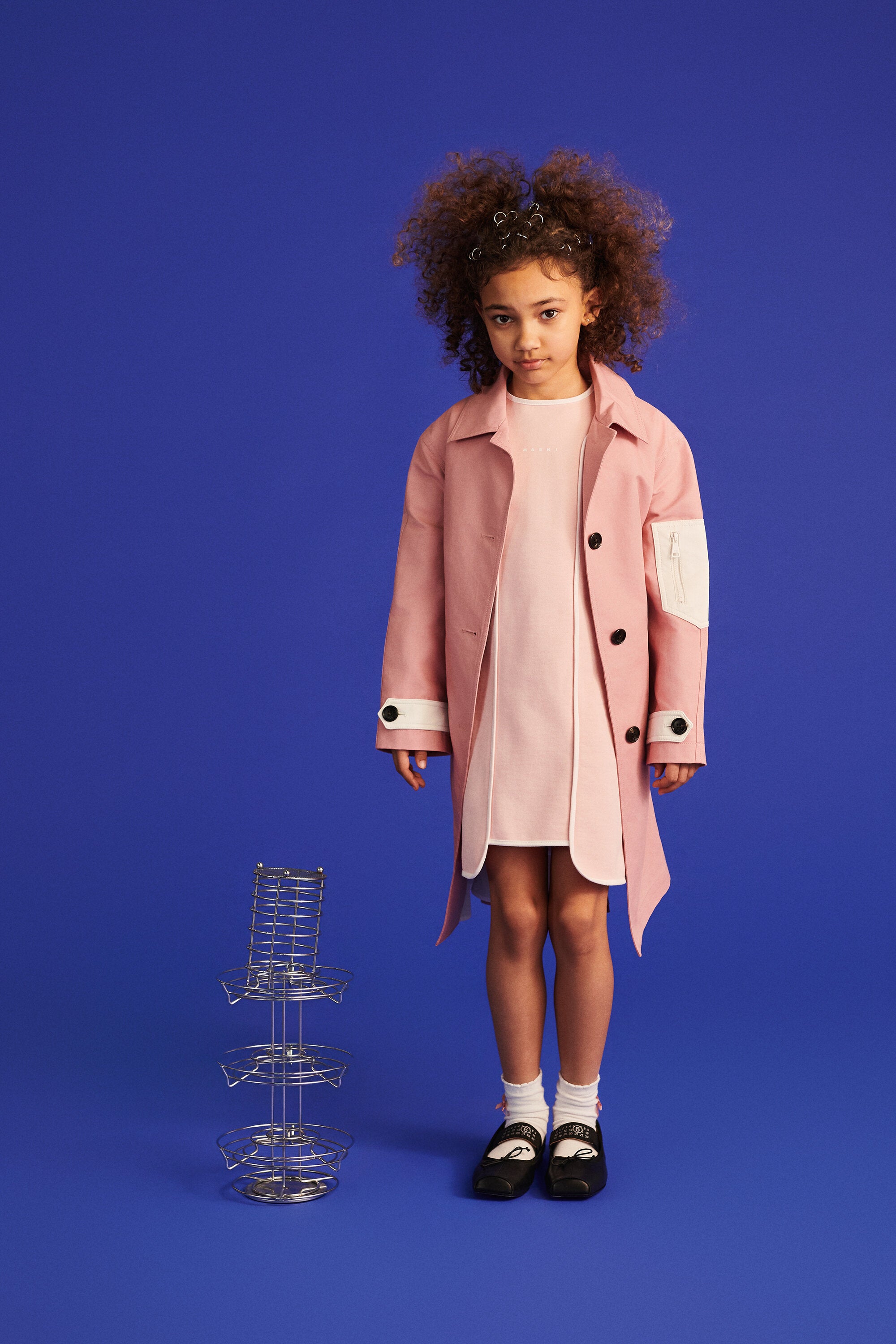 Giacca trench con logo