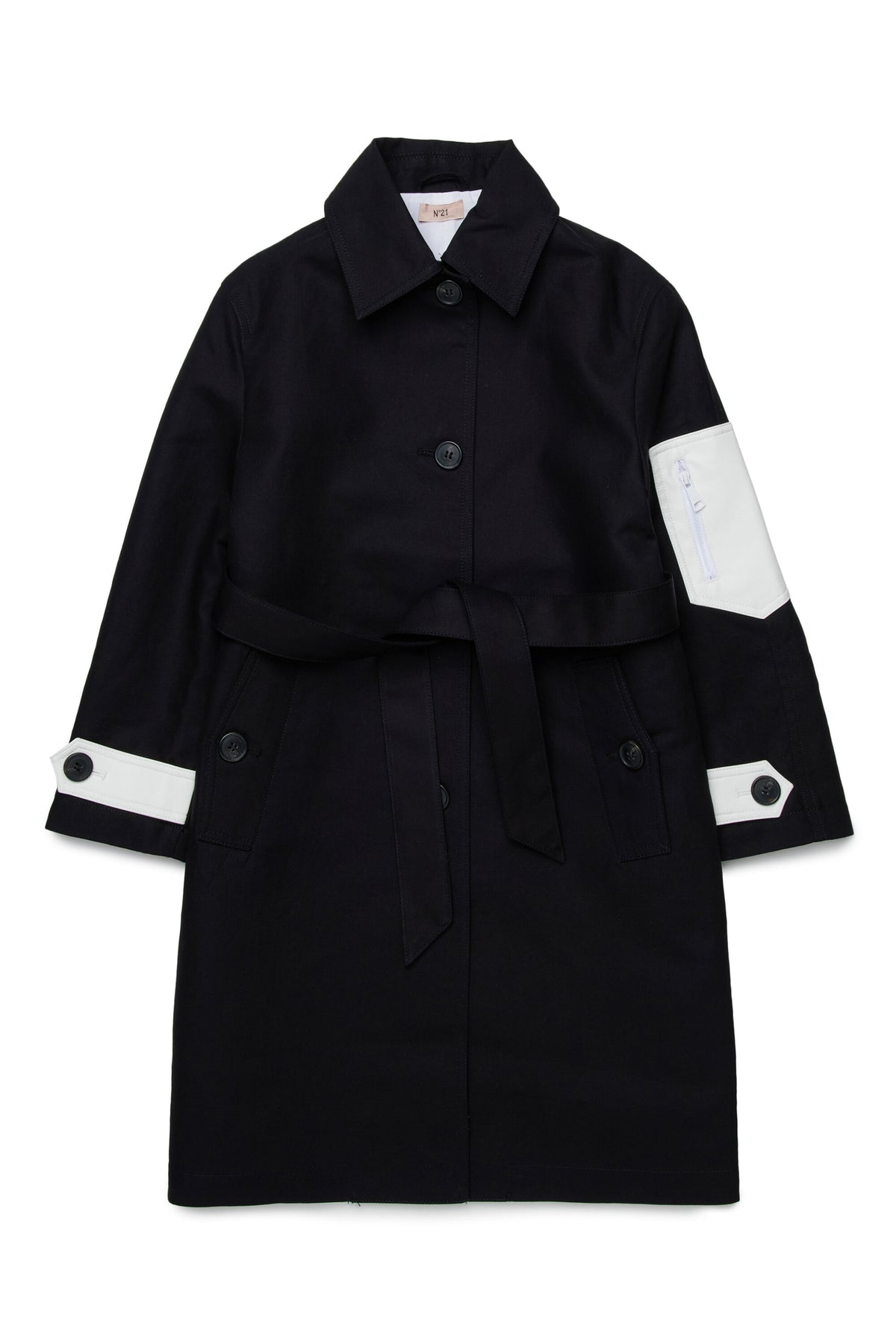Gabardina con logo