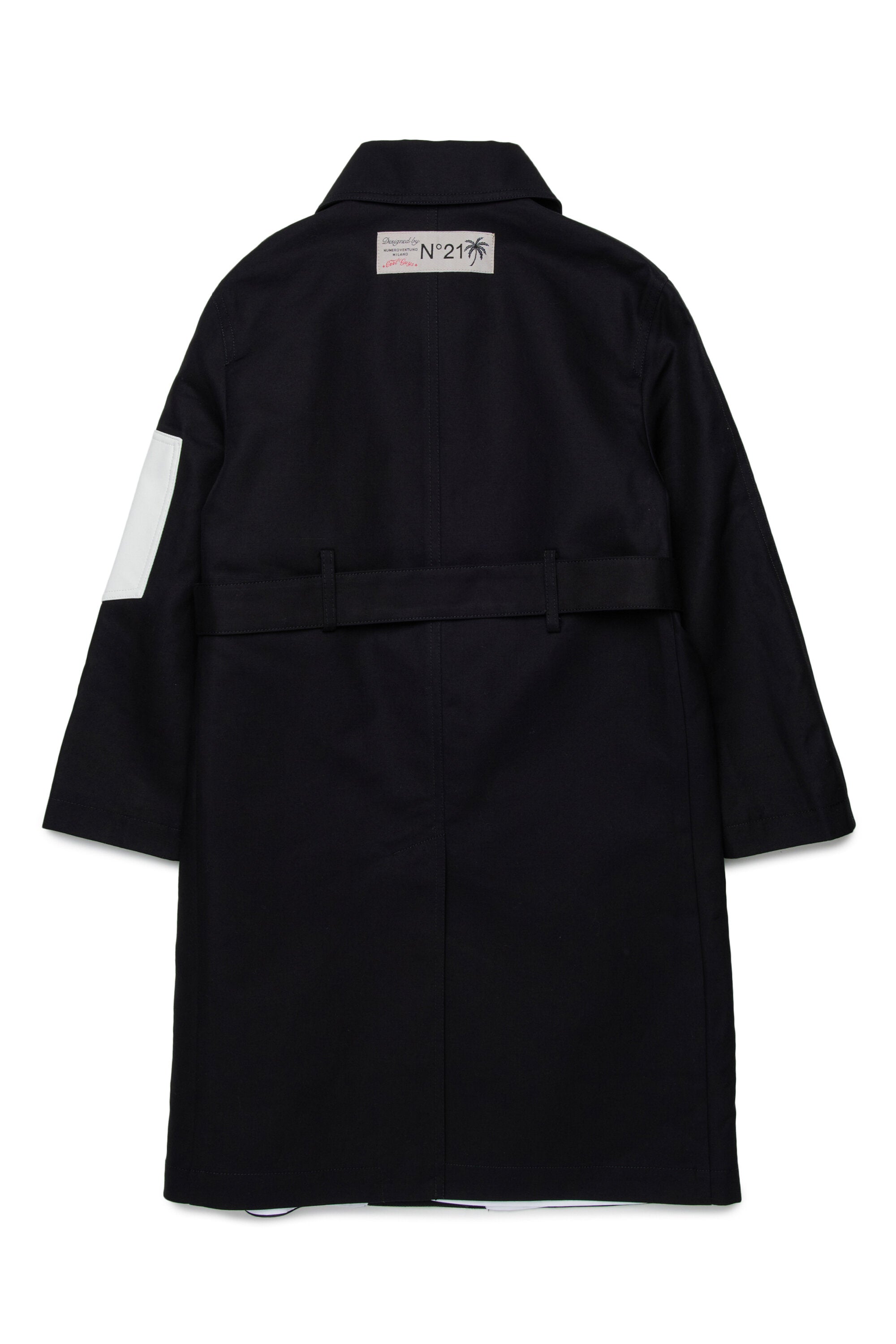 Giacca trench con logo