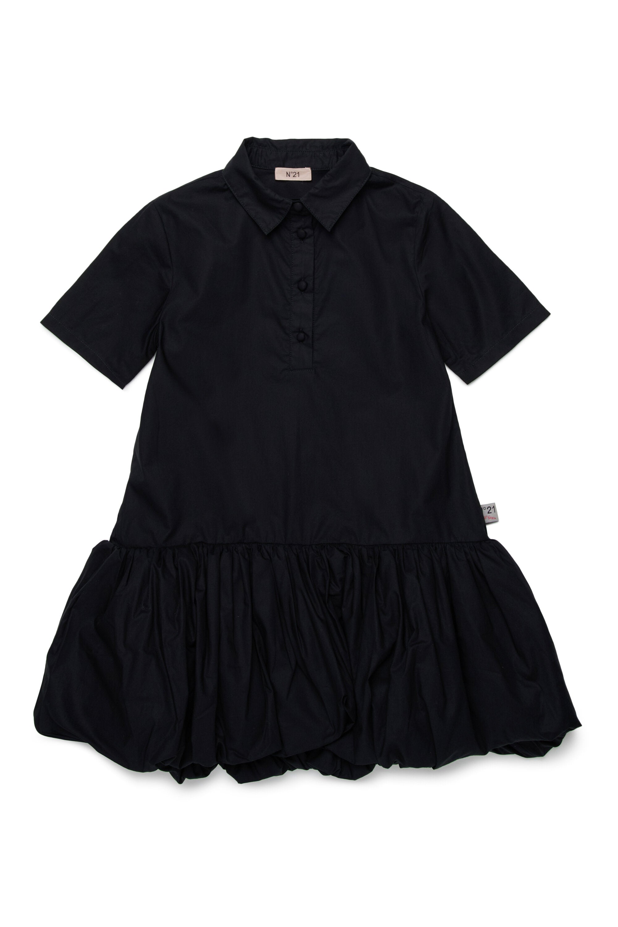 Hemdblusenkleid mit Logo