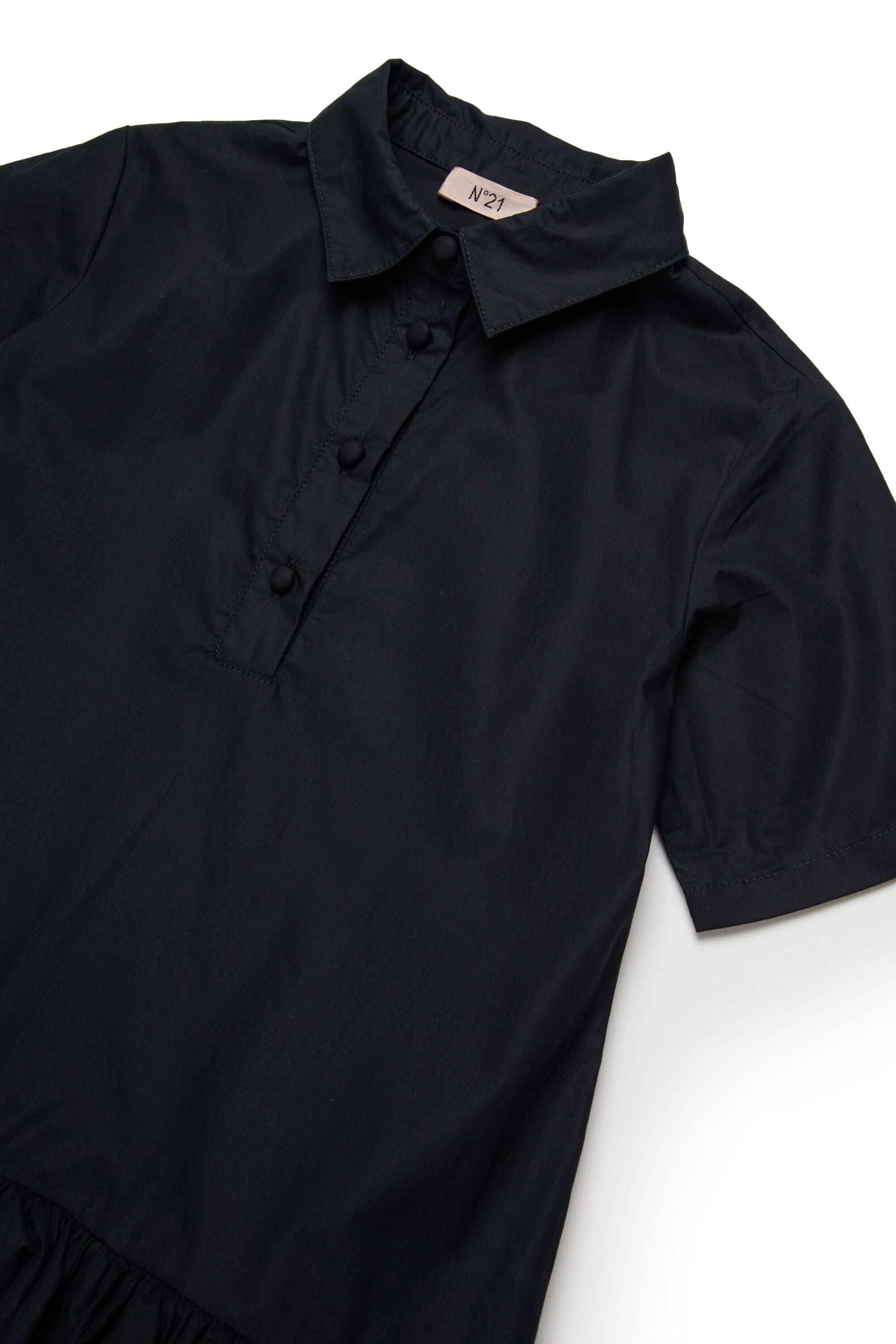 Hemdblusenkleid mit Logo