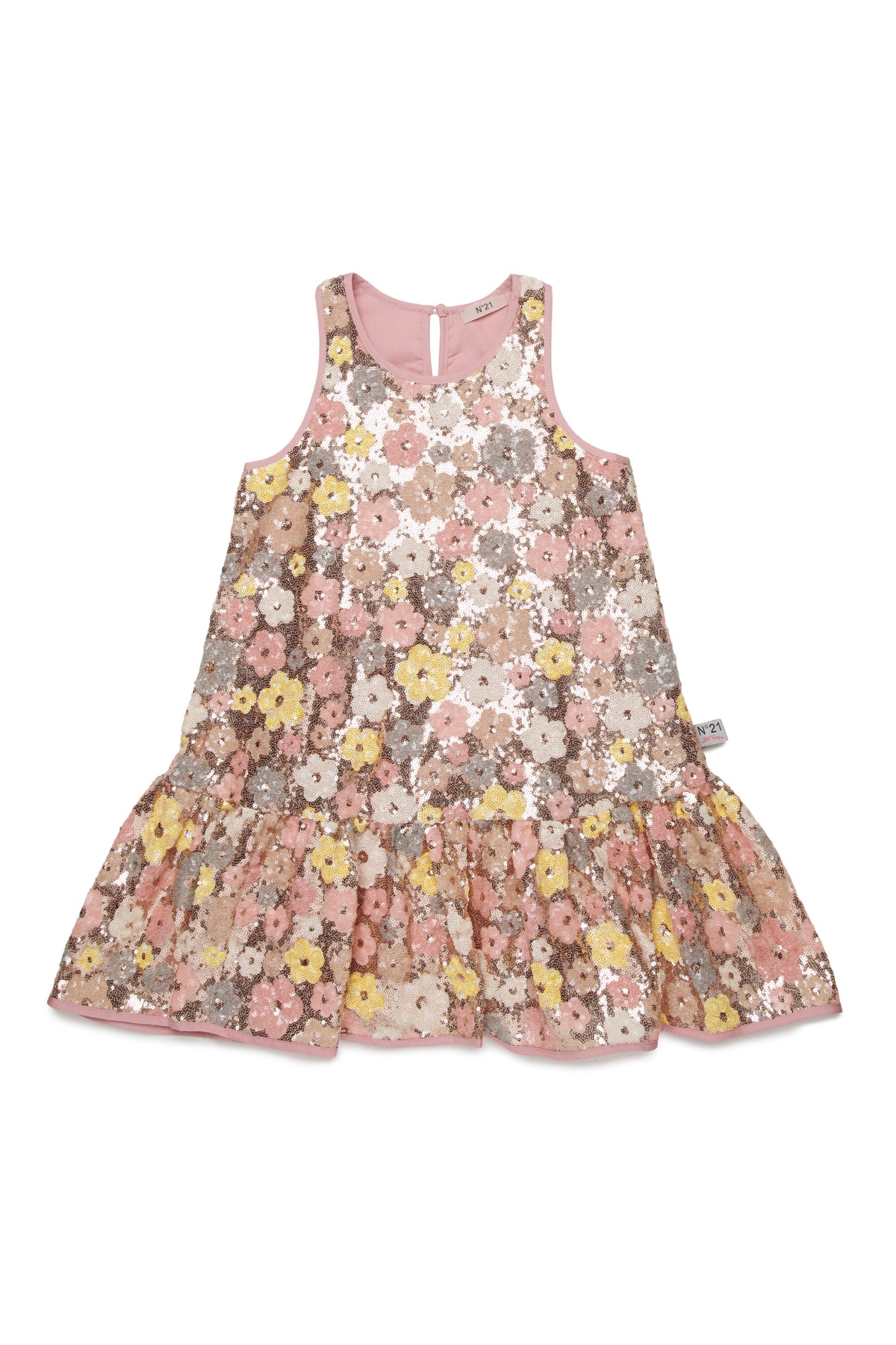 Robe sans manches avec des paillettes