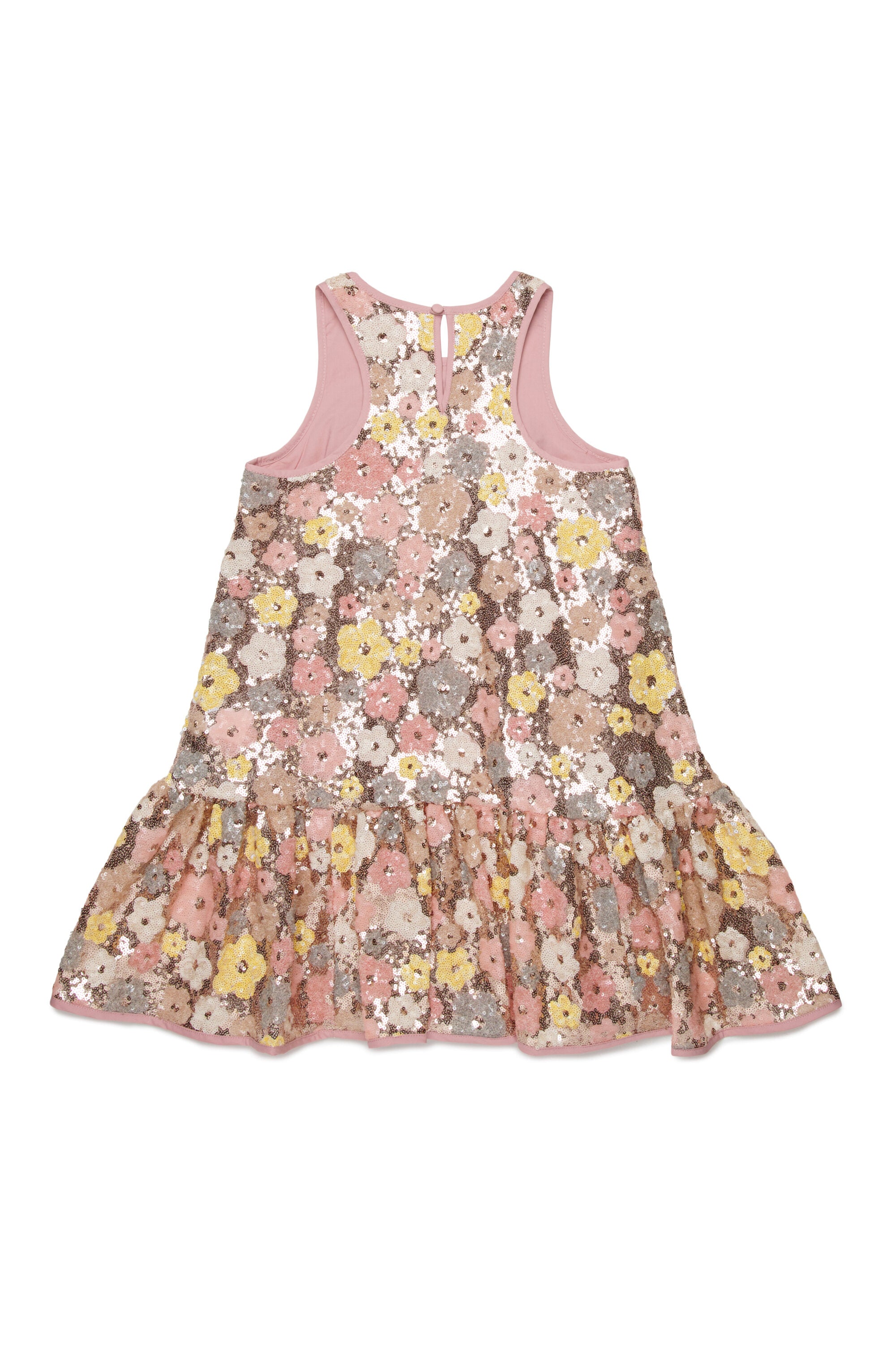 Abito senza maniche con paillettes