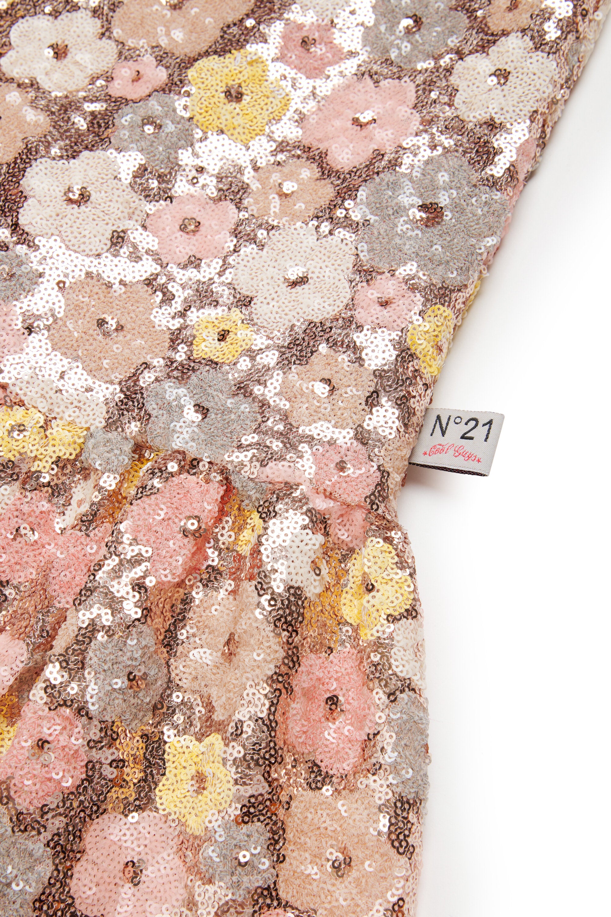 Abito senza maniche con paillettes