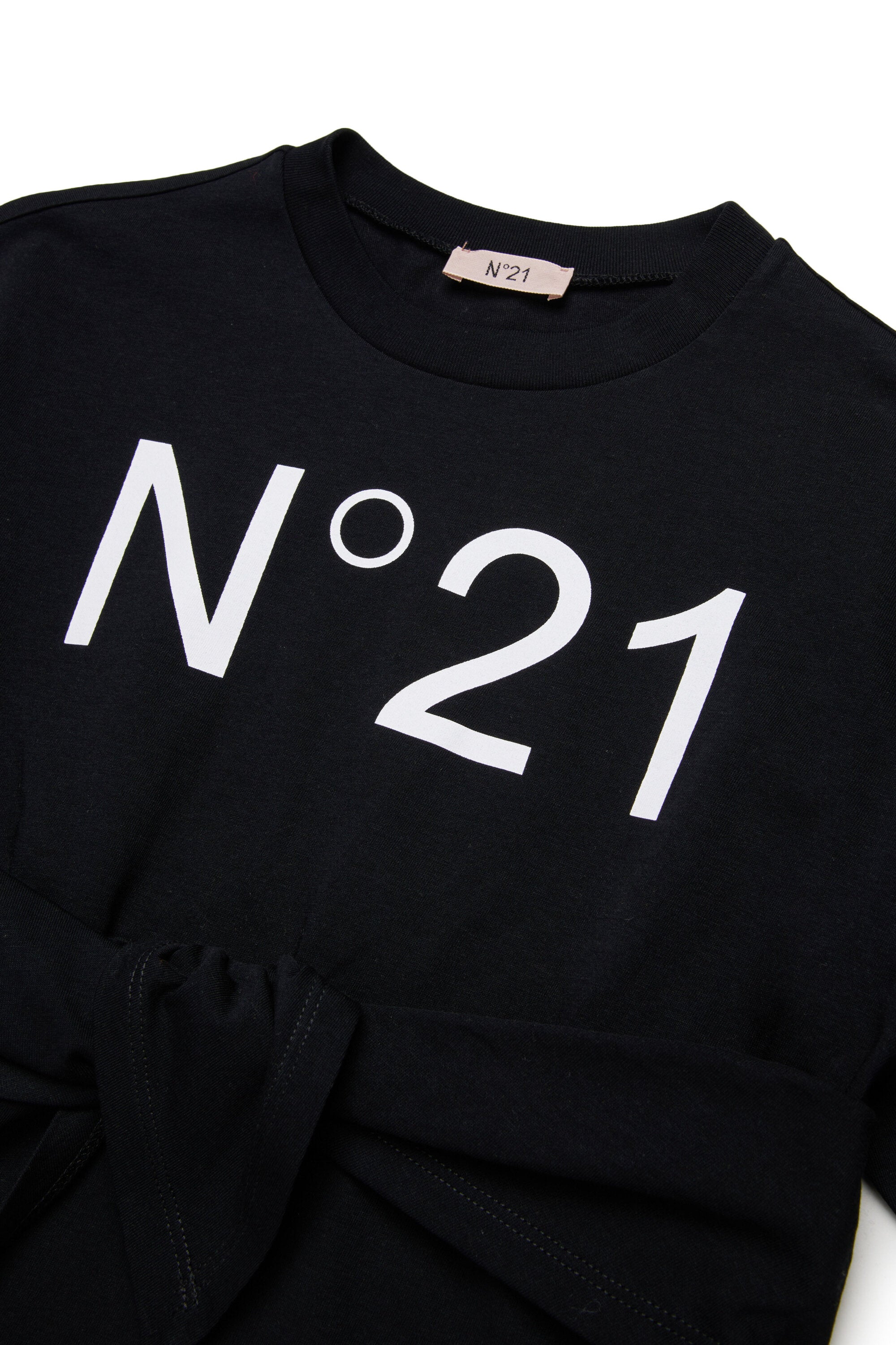 T-Shirt-Kleid mit aufgedrucktem Logo