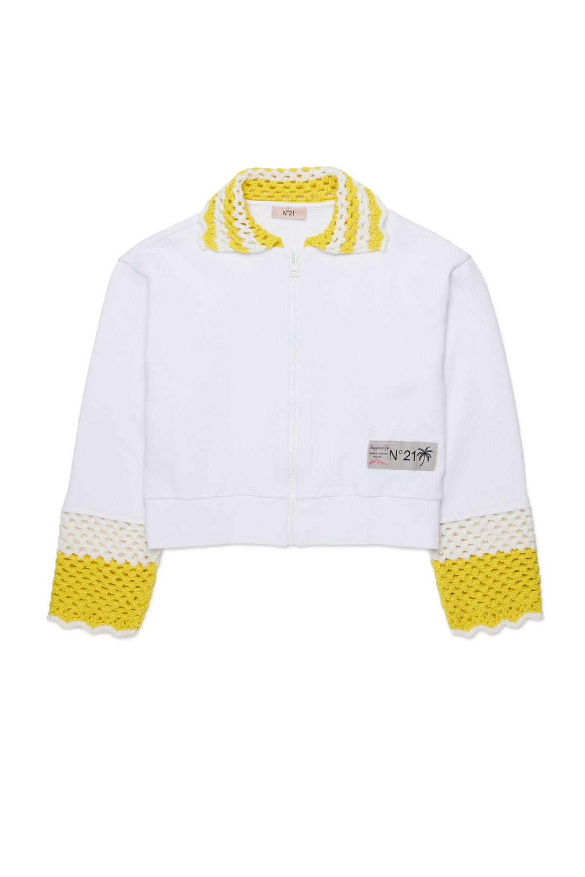 Sweatshirt mit Reißverschluss und Logo