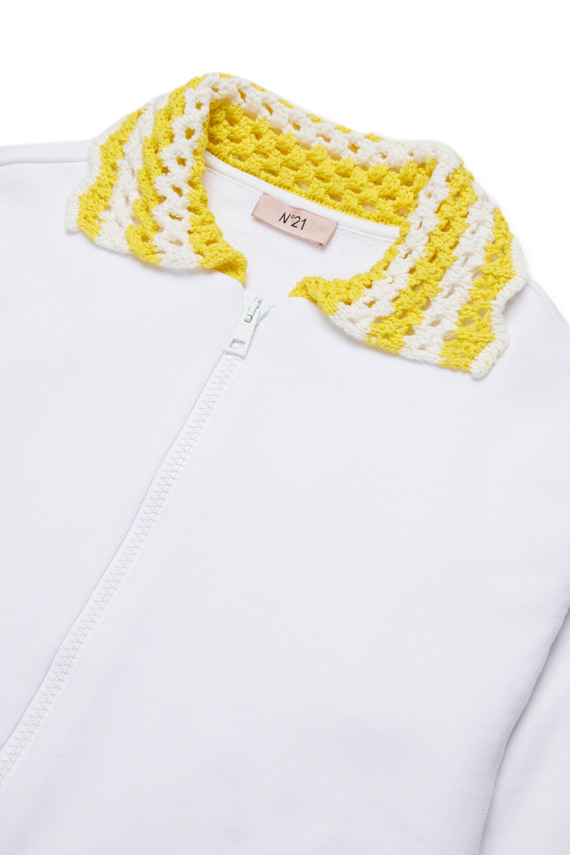 Sweat à fermeture zippée complète avec logo
