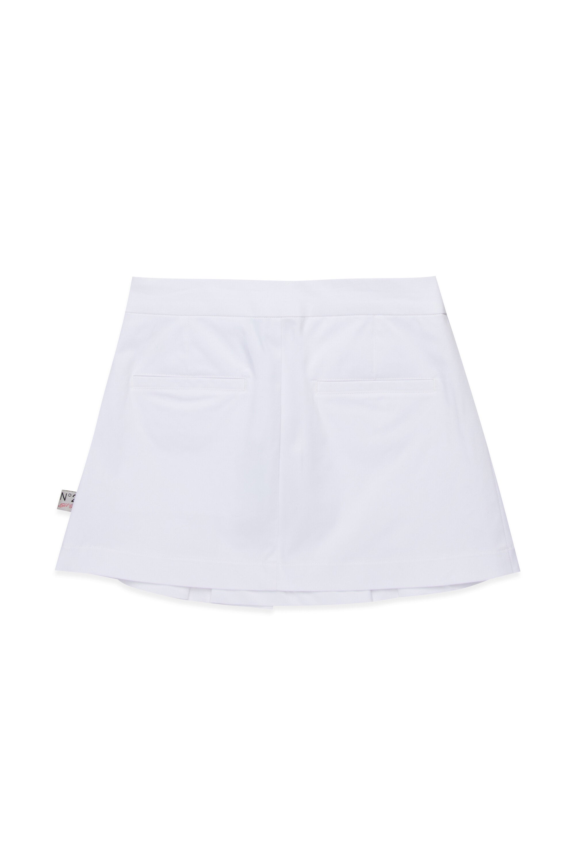 Minirock mit Zierknöpfen