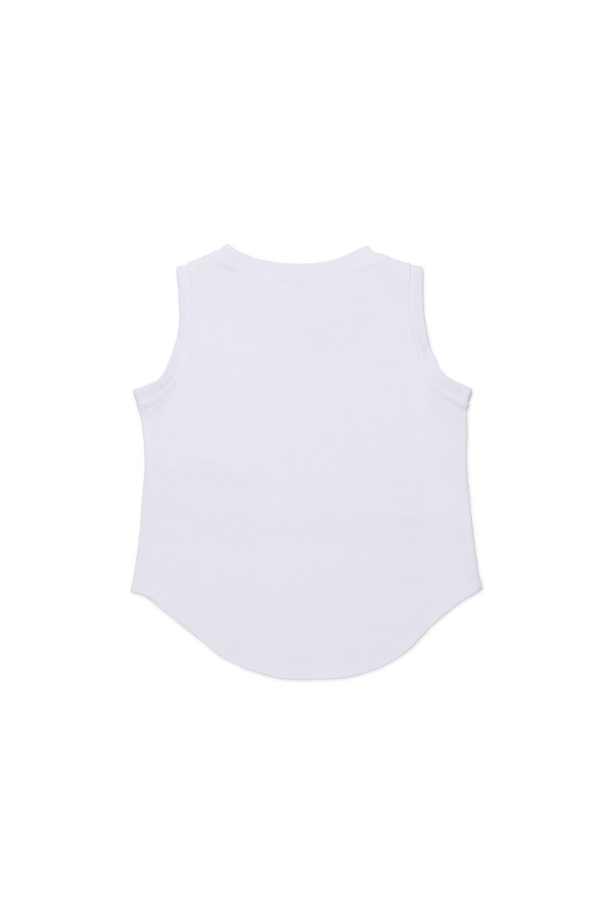T-shirt senza maniche con logo