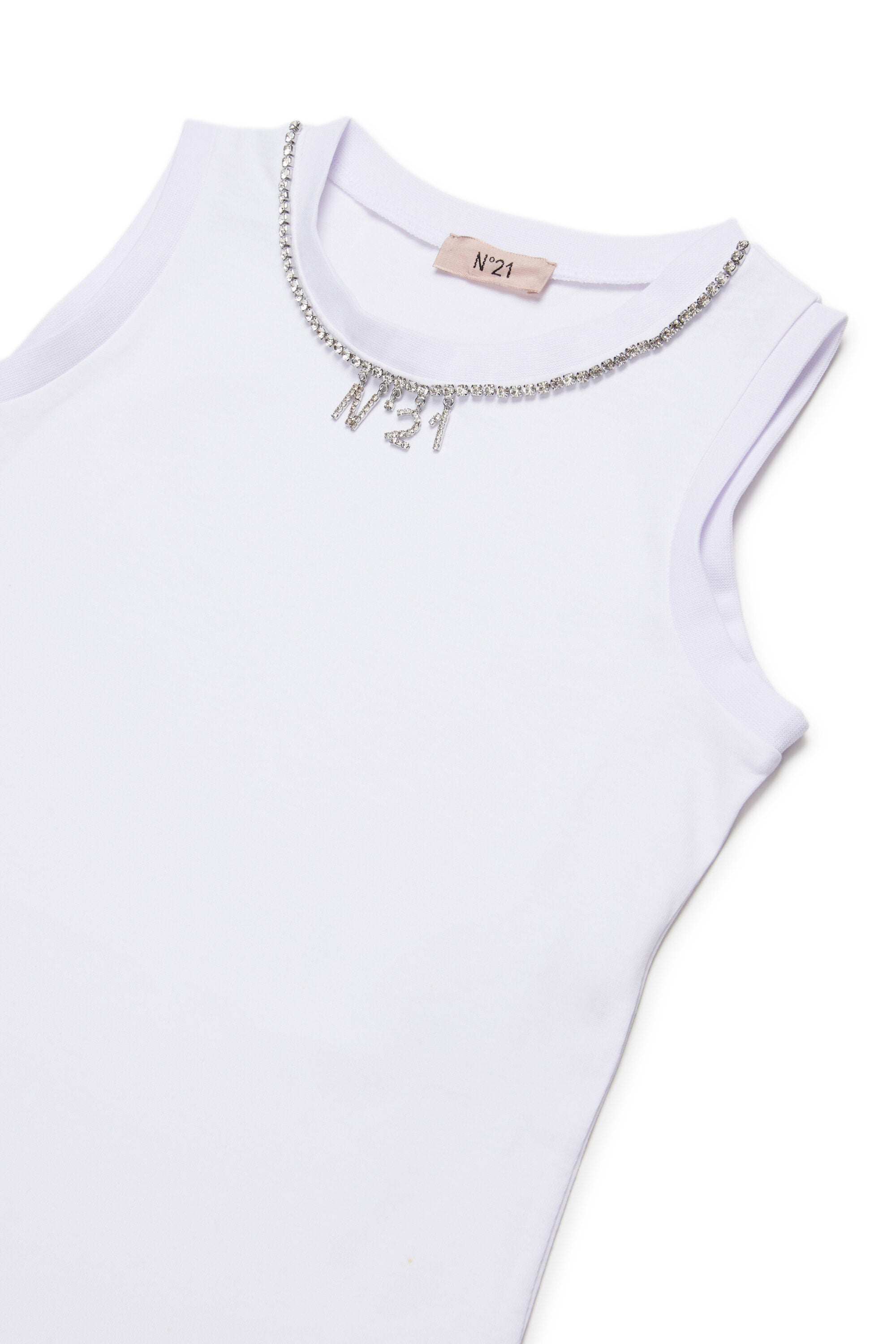 T-shirt senza maniche con logo