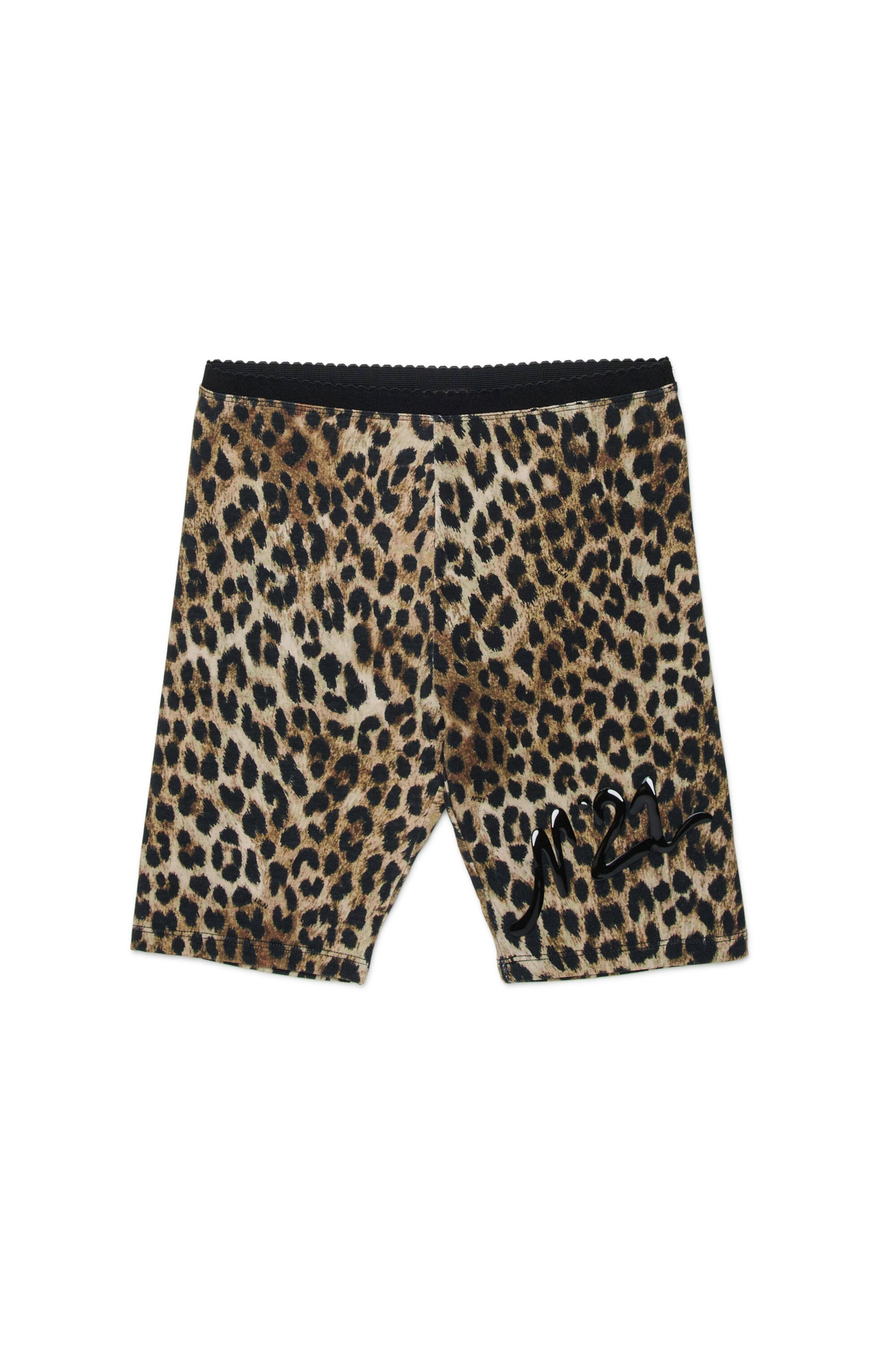 Biker-Shorts mit Logo
