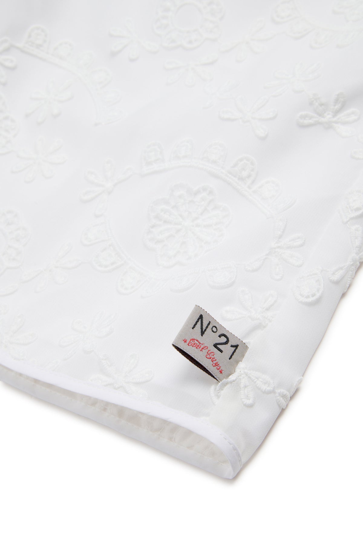 Embroidered logo shorts