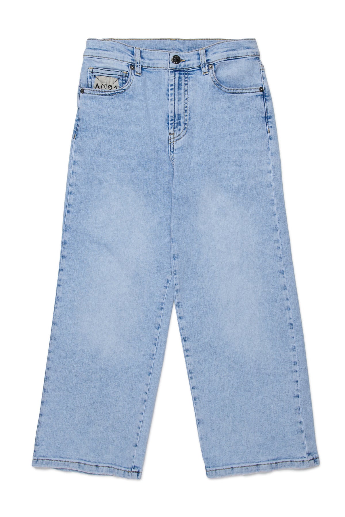 Jeans relaxed lavado azul claro