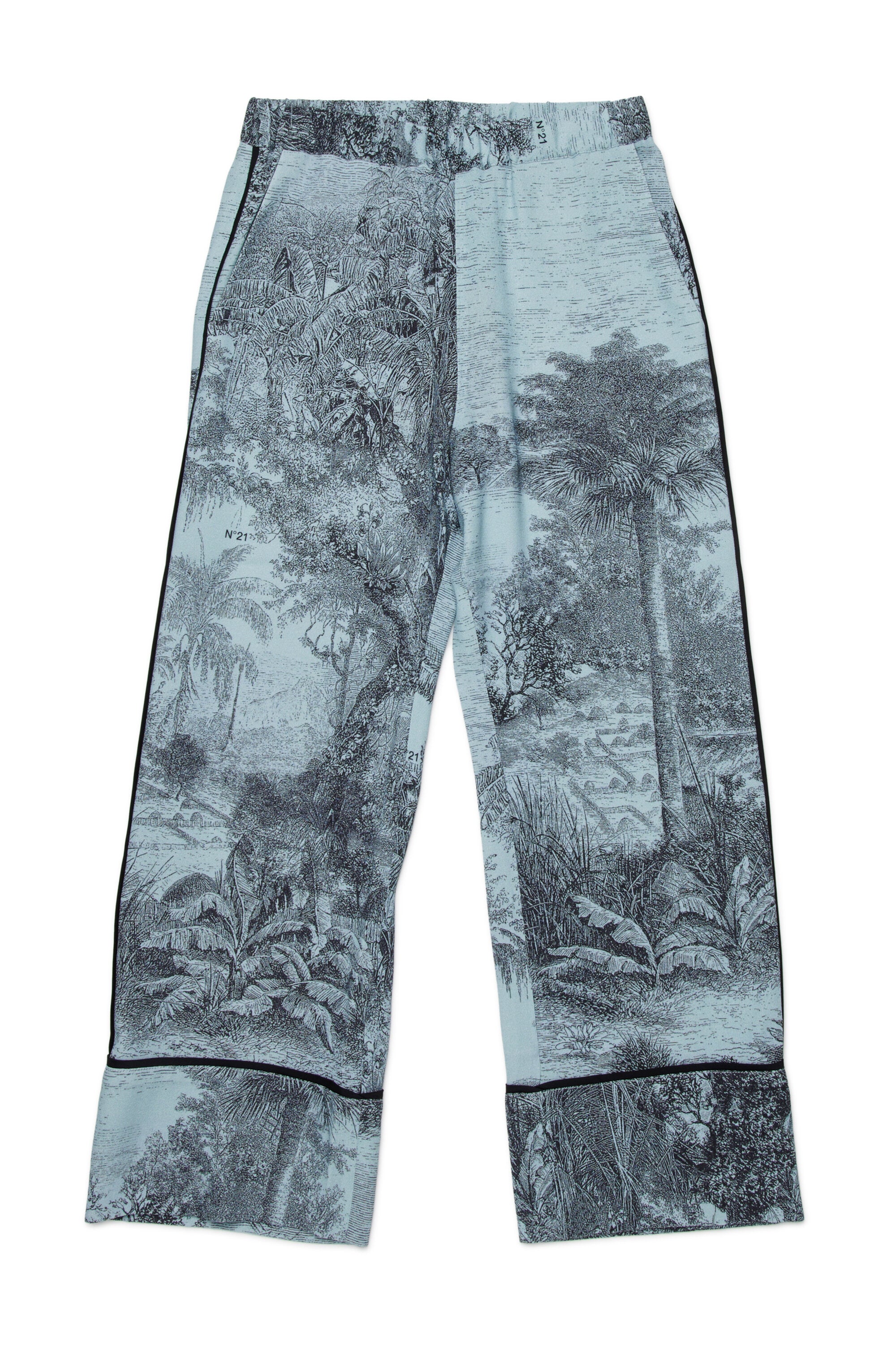 Pantaloni in tessuto con motivo stampato